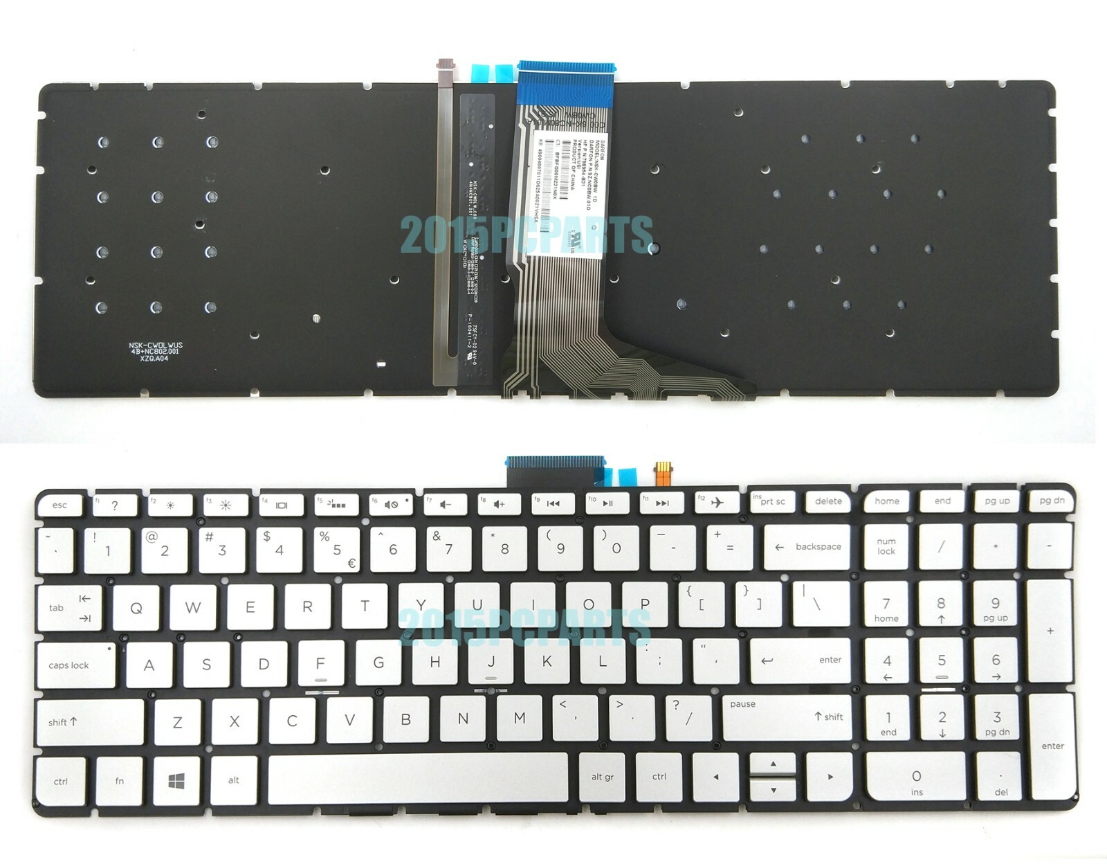 New HP Pavilion 17-G000 17-G040NR 17-G100 17-G153US Keyboard US Backlit