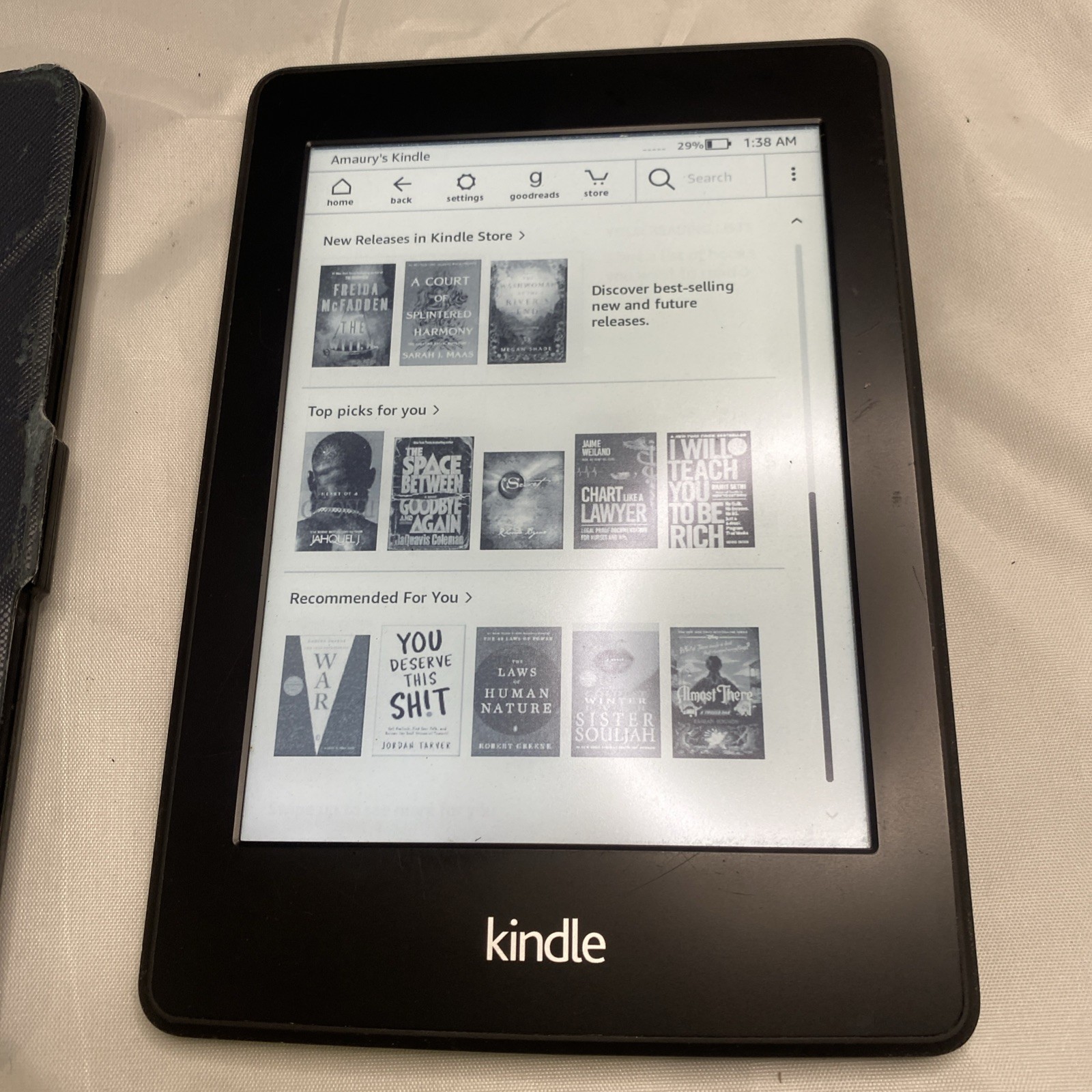  Amazon Kindle Paperwhite (7th Generation, Model DP75SDI) 