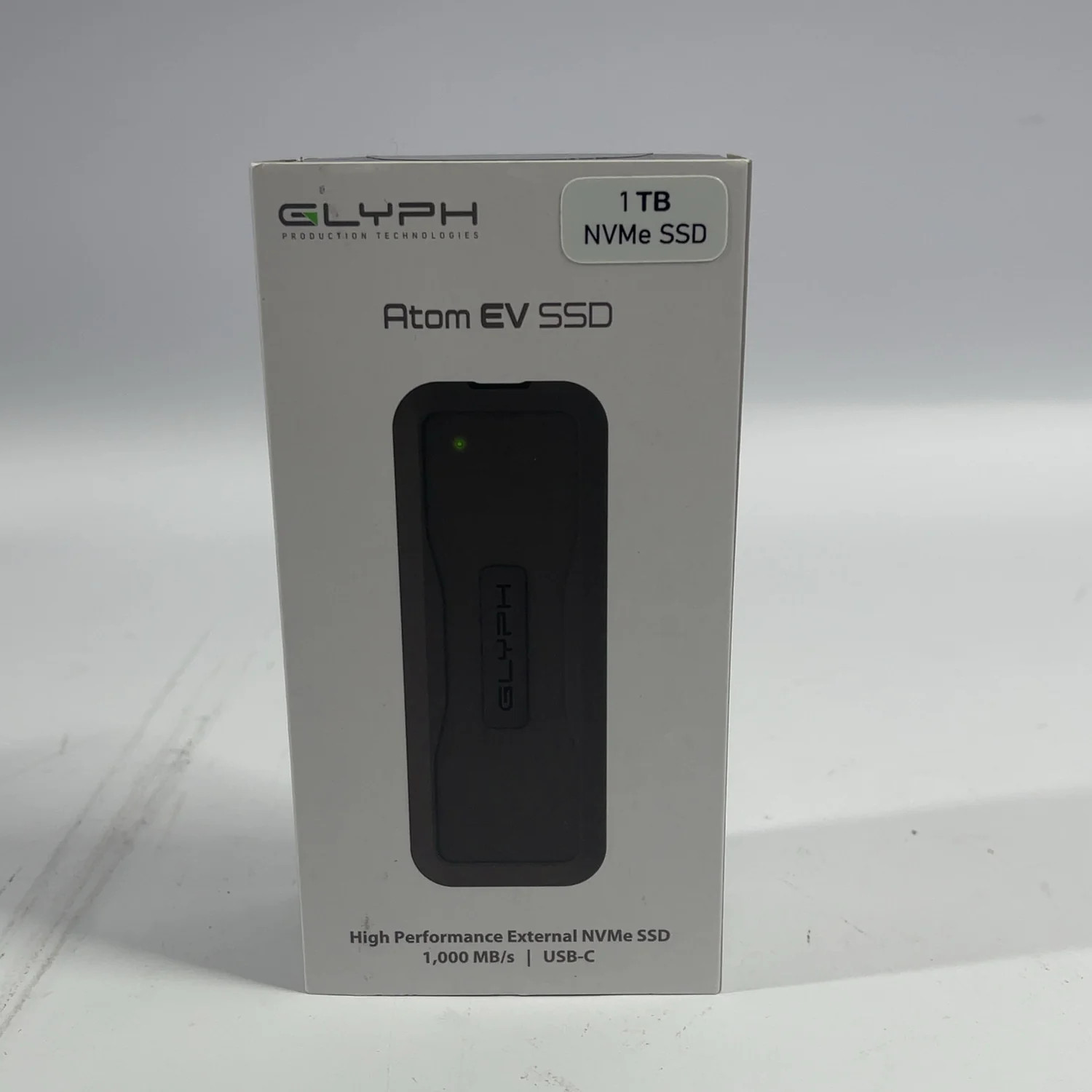 New glyph Portable ATOM EV SSD 1TB USB-C to USB-C SSD ATOM EV 1000