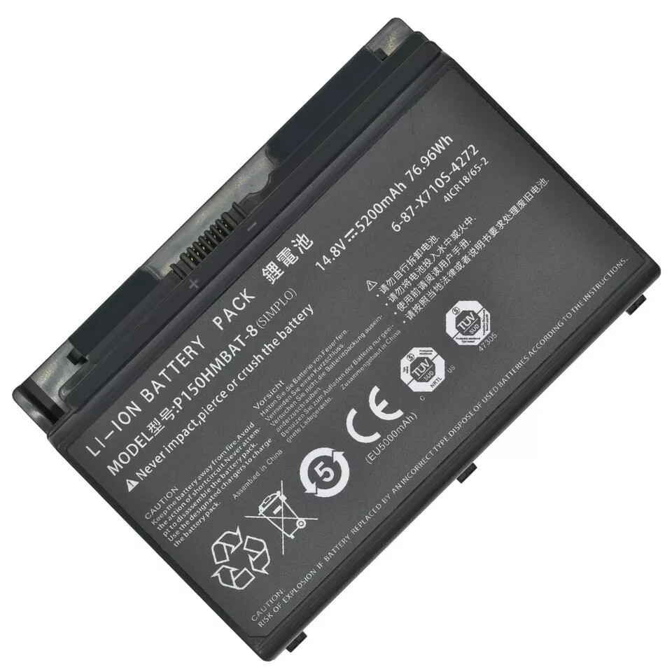 Genuine P150HMBAT-8 X710S 6-87-X710S-4272 battery for Clevo P170 P170HM Series