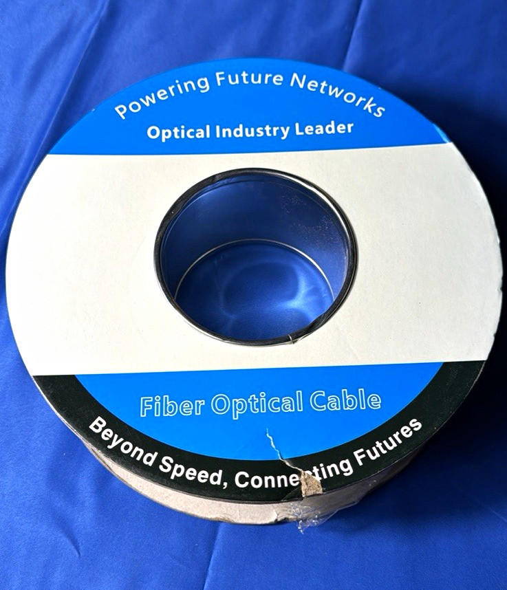 50M/165FT Outdoor Armored Fiber Optic Cable LC-LC OM3/OM4 Multimode MMF