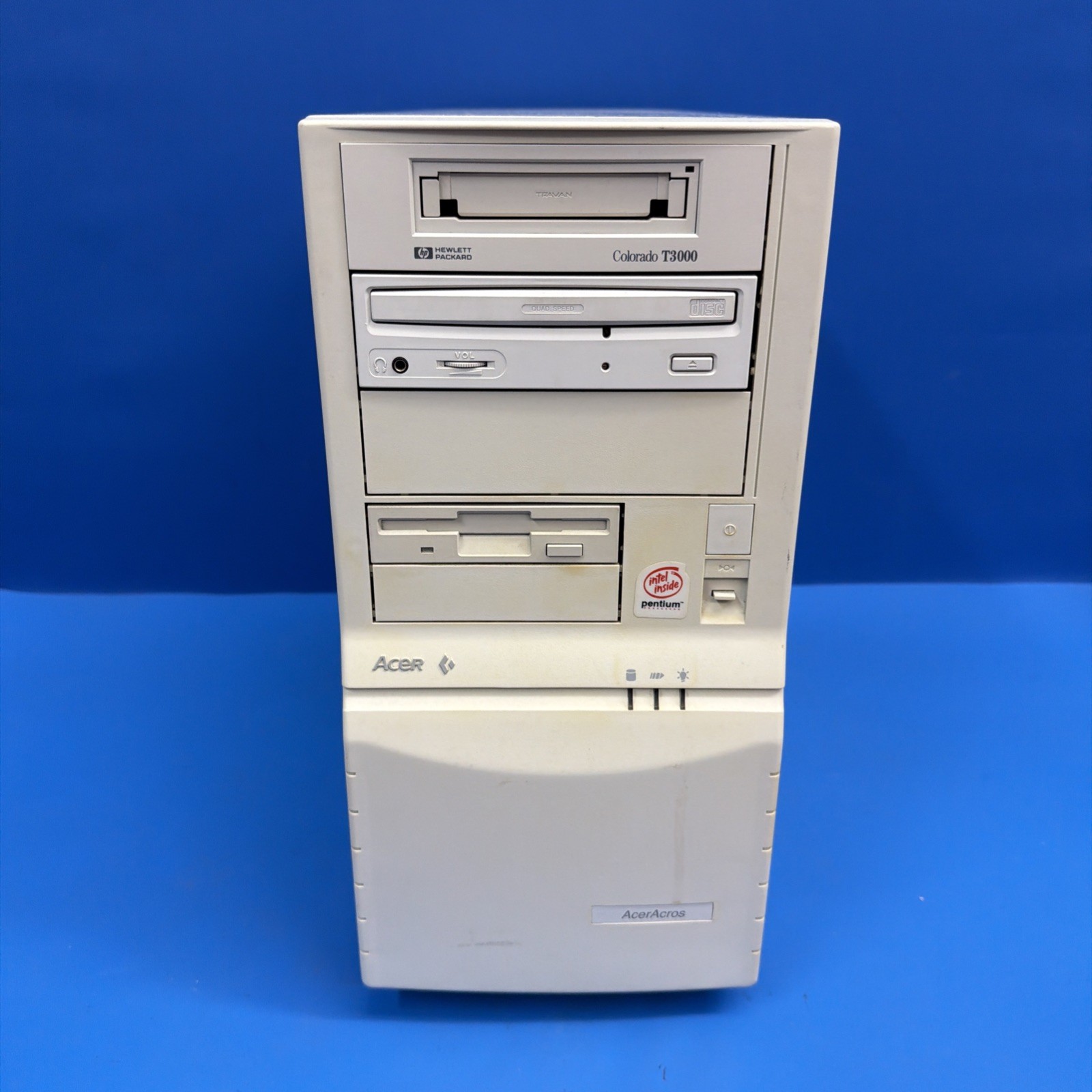 Vintage Acer Acros 500HD/9133 Pentium Desktop 64MB RAM Parts Repair. Read
