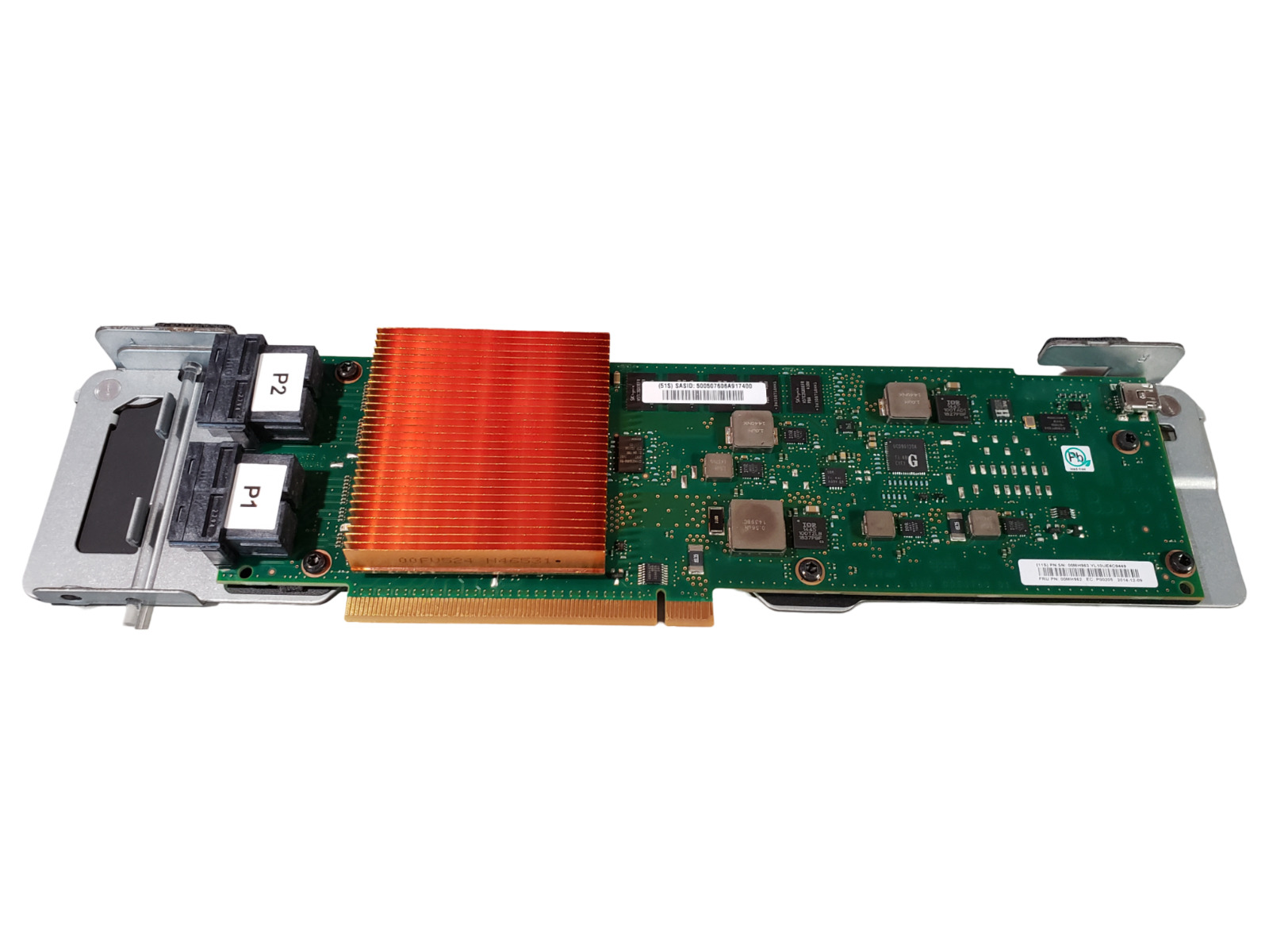 IBM 6Gb PCIe 3.0 x8 SAS Controller for Power8 00MH962 00FV553