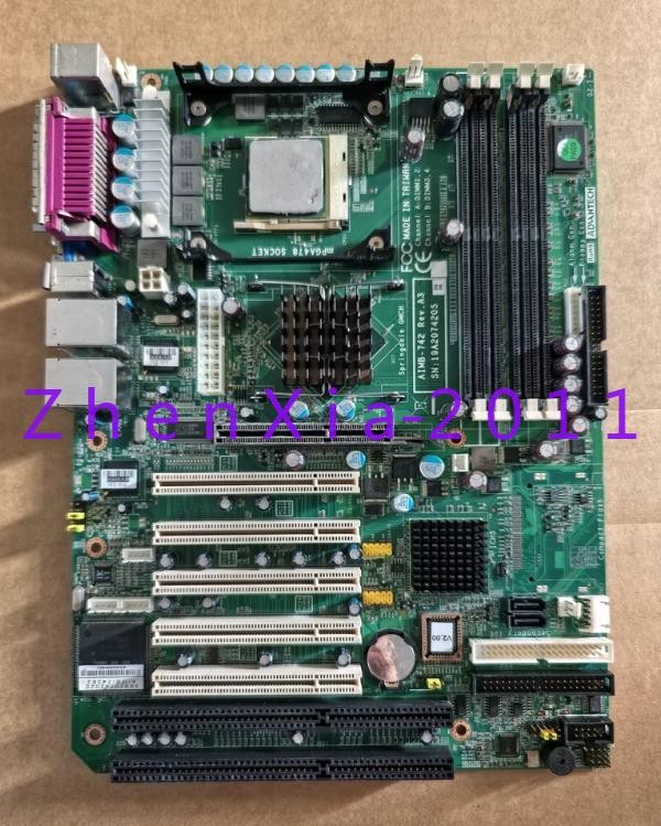 1pc used Advantech AIMB-742E2 REV:A3 Motherboard