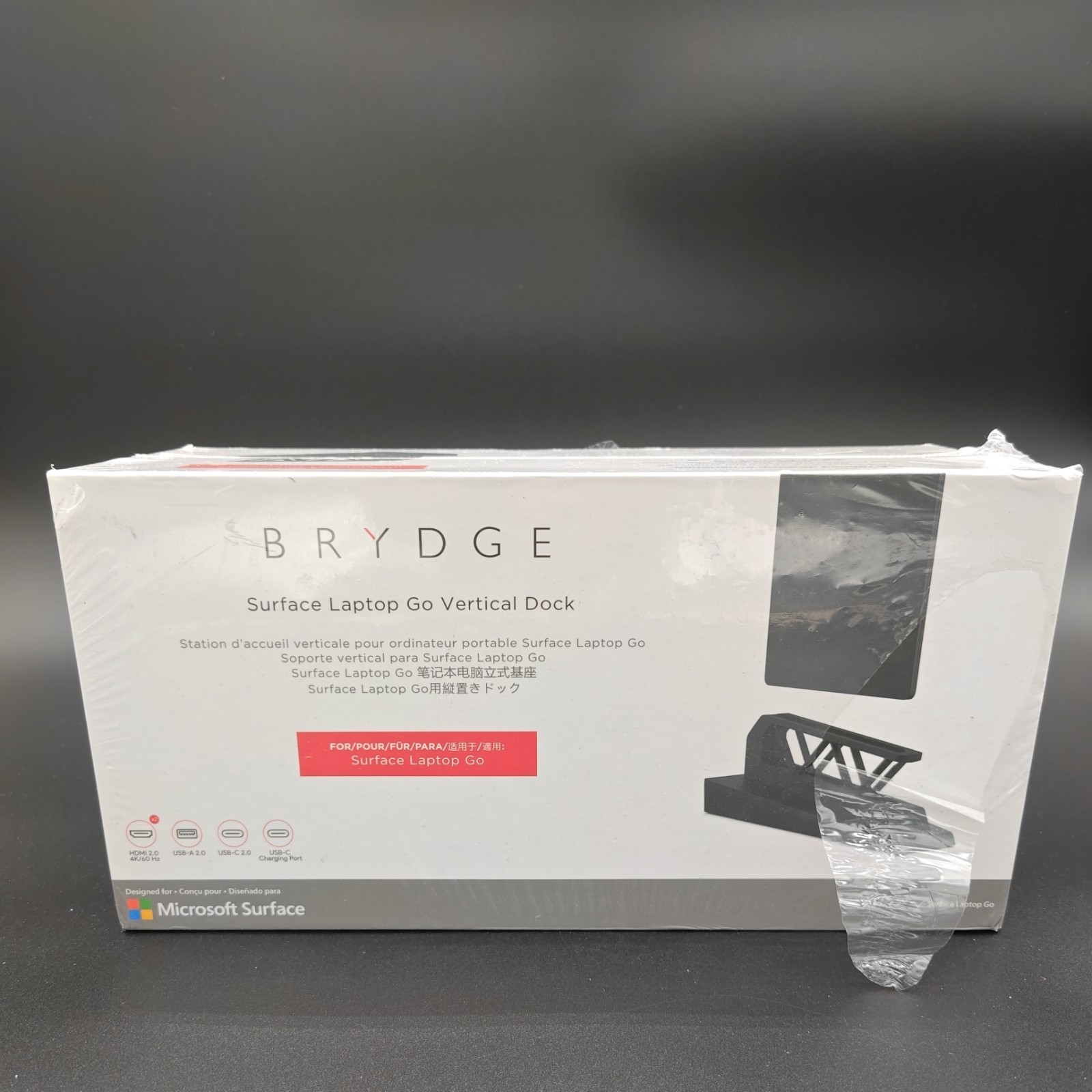 Brydge Surface Laptop Go Vertical Dock USB-C HDMI Docking Station NEW Sealed