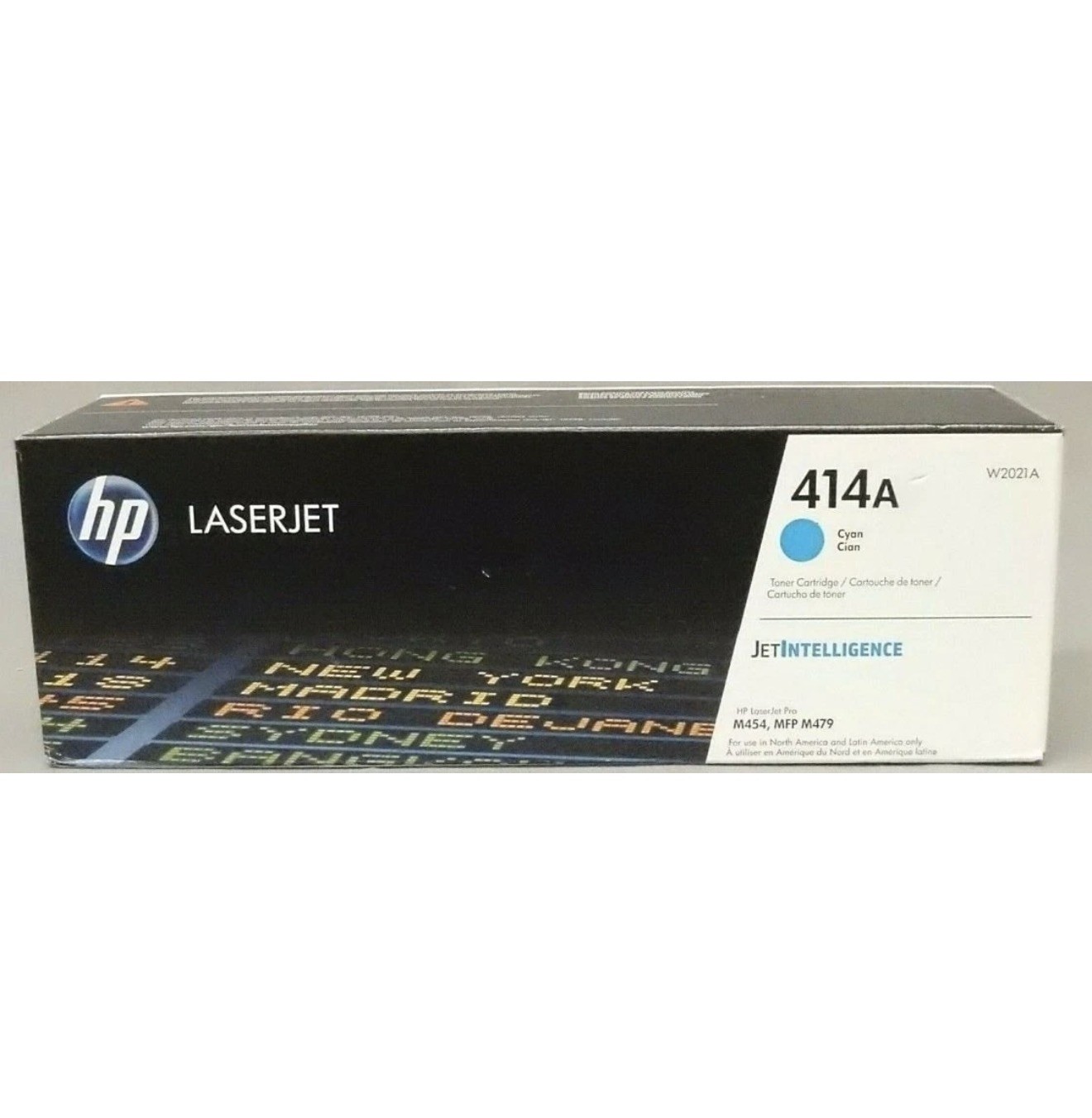 NEW Genuine Original HP 414A Cyan Toner Cartridge W2021A OPEN BOX SEALED TUB