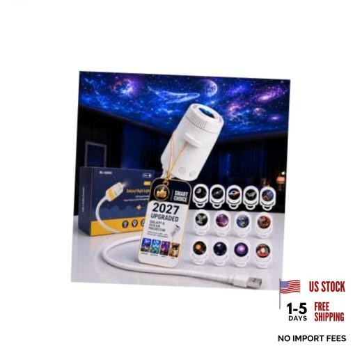 Upgrade 2 in 1 Galaxy Projector Night Light, USB Star Projector withP 13