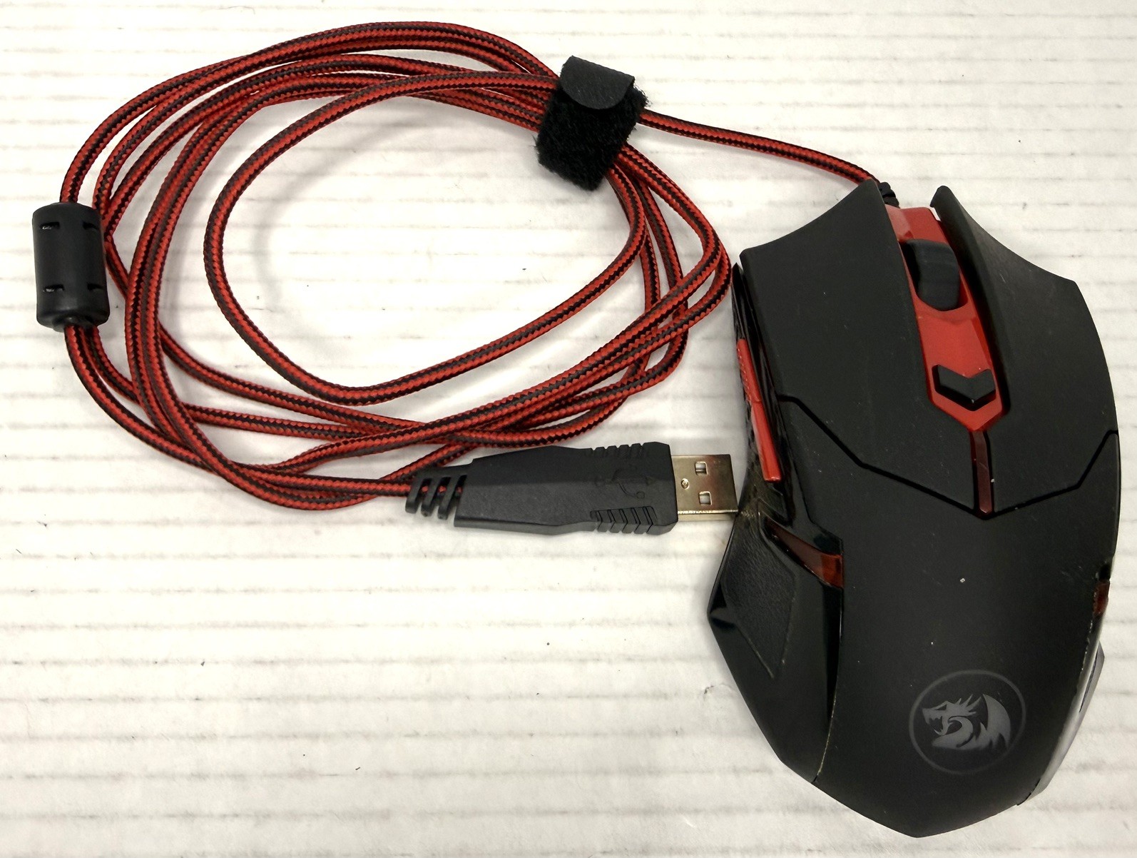 Red Dragon Wired USB LED Optical Gaming Mouse 3200 DPI S101-2 Redragon