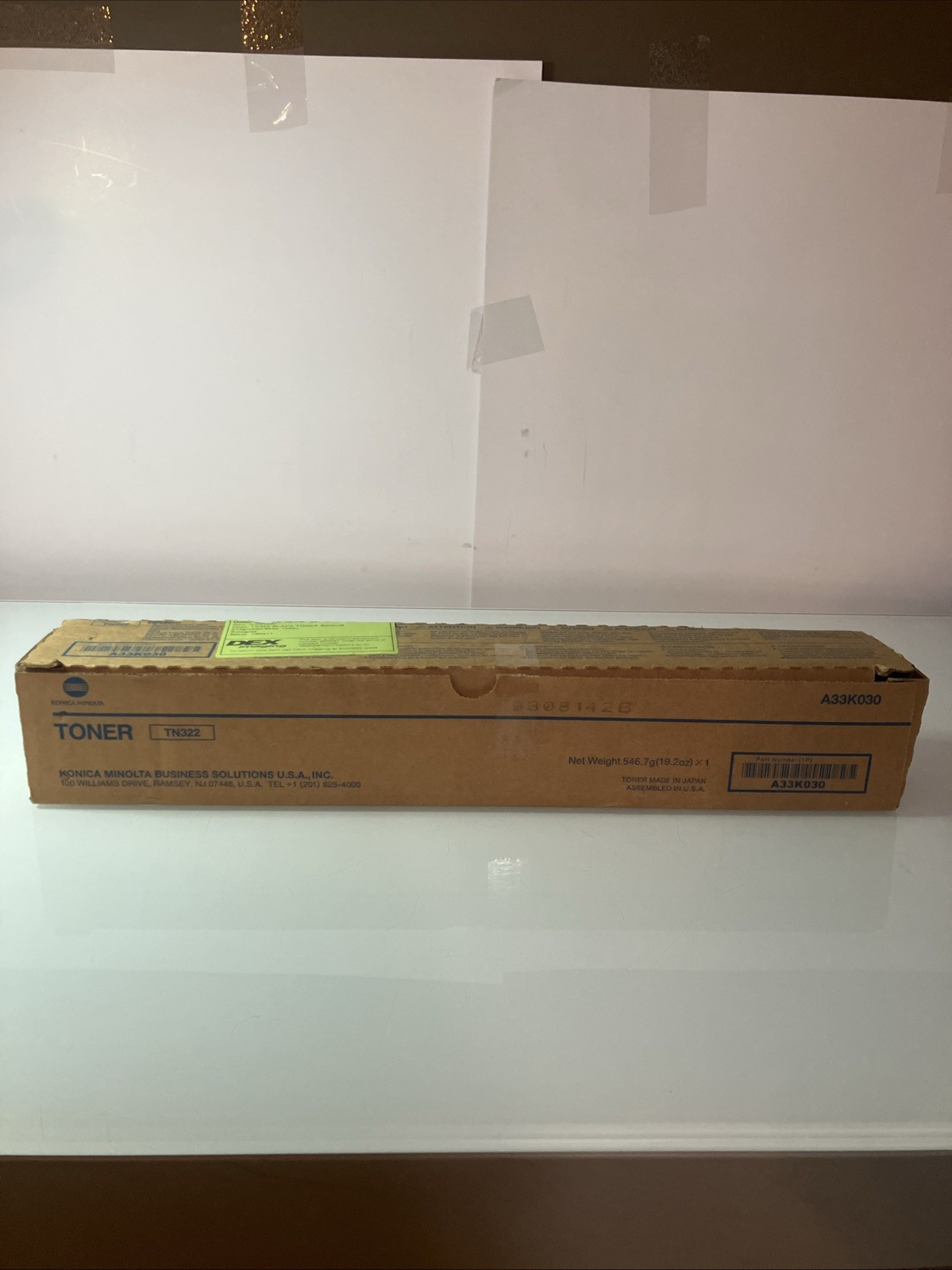 Konica Minolta TN322 (A33K030) Black Toner Cartridge