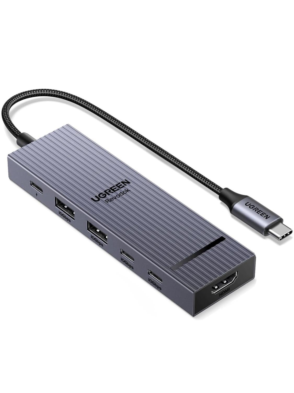 UGREEN Revodok Pro USB-C Hub 6 in 1 10Gbps 4K 60Hz HDMI
