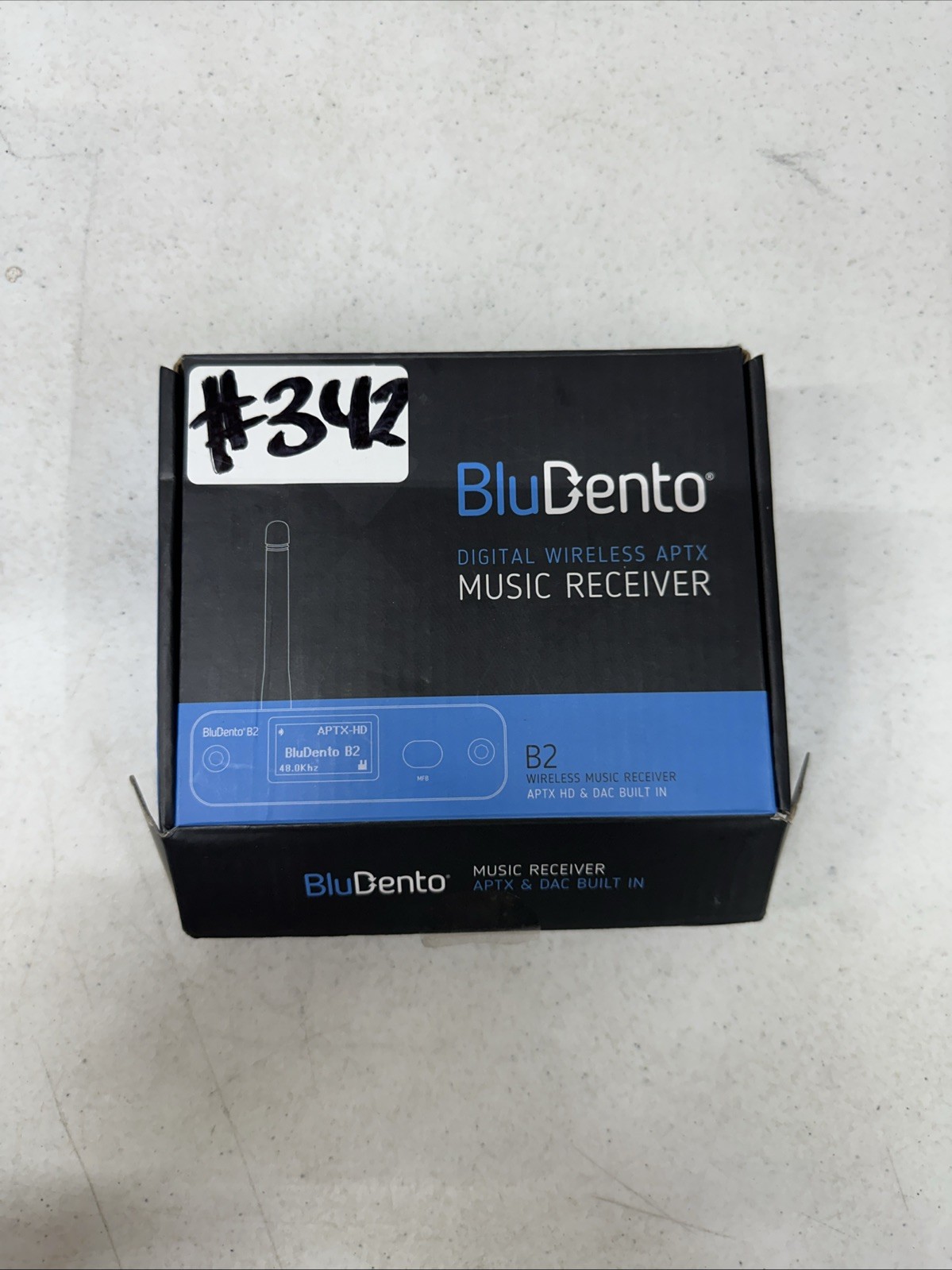 BluDento B2 True Hi-Fi aptX HD LDAC Bluetooth Music Receiver v5.1 ESS DAC