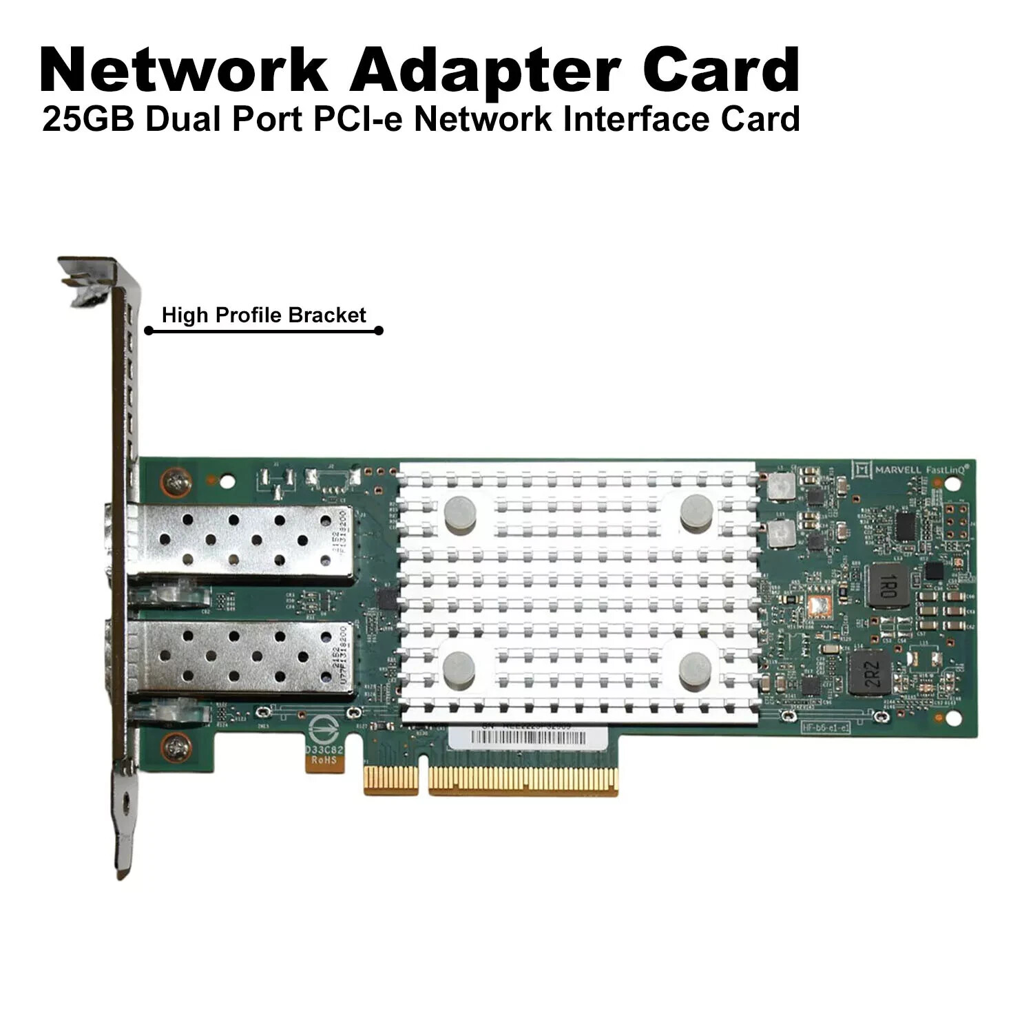 415DX 51GRM DELL QLOGIC QL41262HLCU-DE 25GB DUAL PORT PCI-E NETWORK CARD