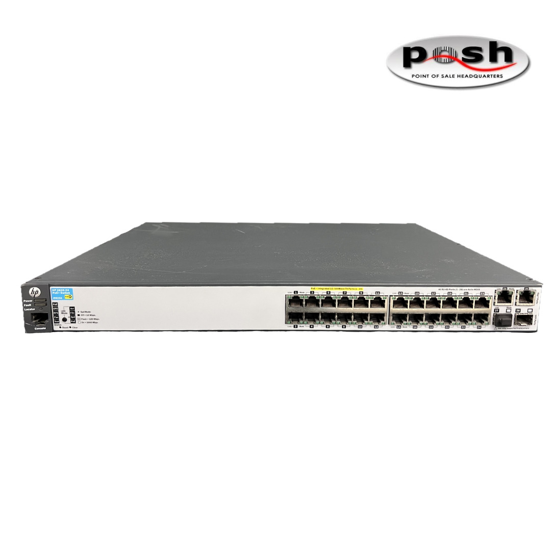 HP 2620-24 PoE+ Network Switch 24 Port Part Number: J9625-60001