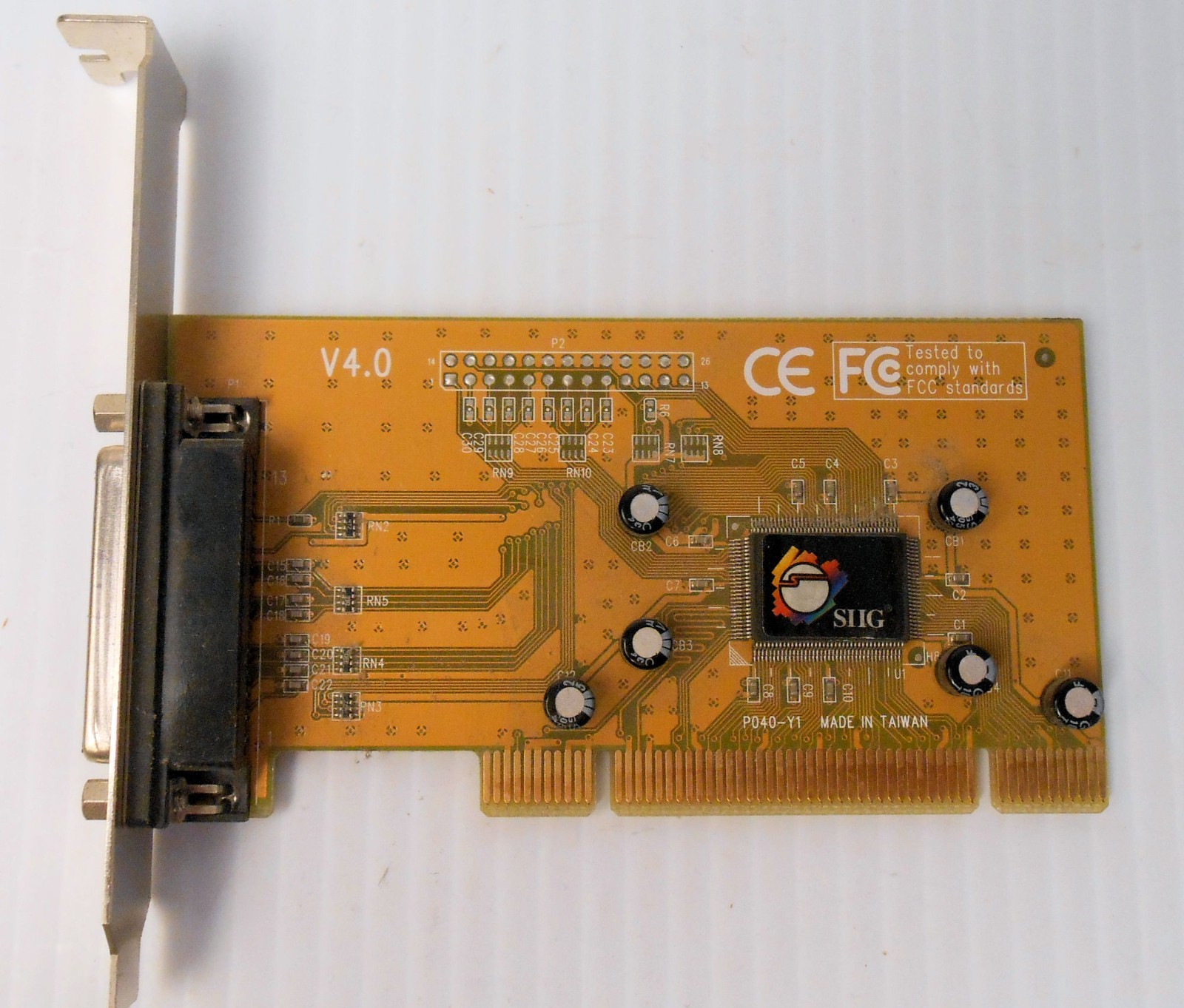SIIG LP-P01011 PCI Parallel Port Adapter Full Height