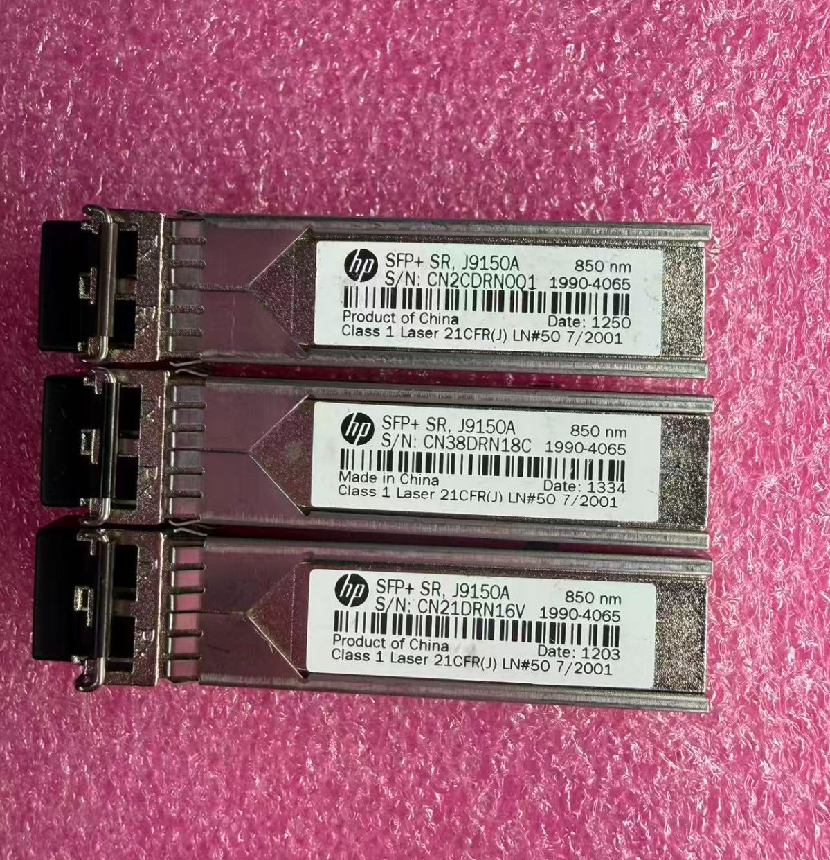 HP J9150A SFP+ SR  10G Optical Transceiver Module ONE Piece