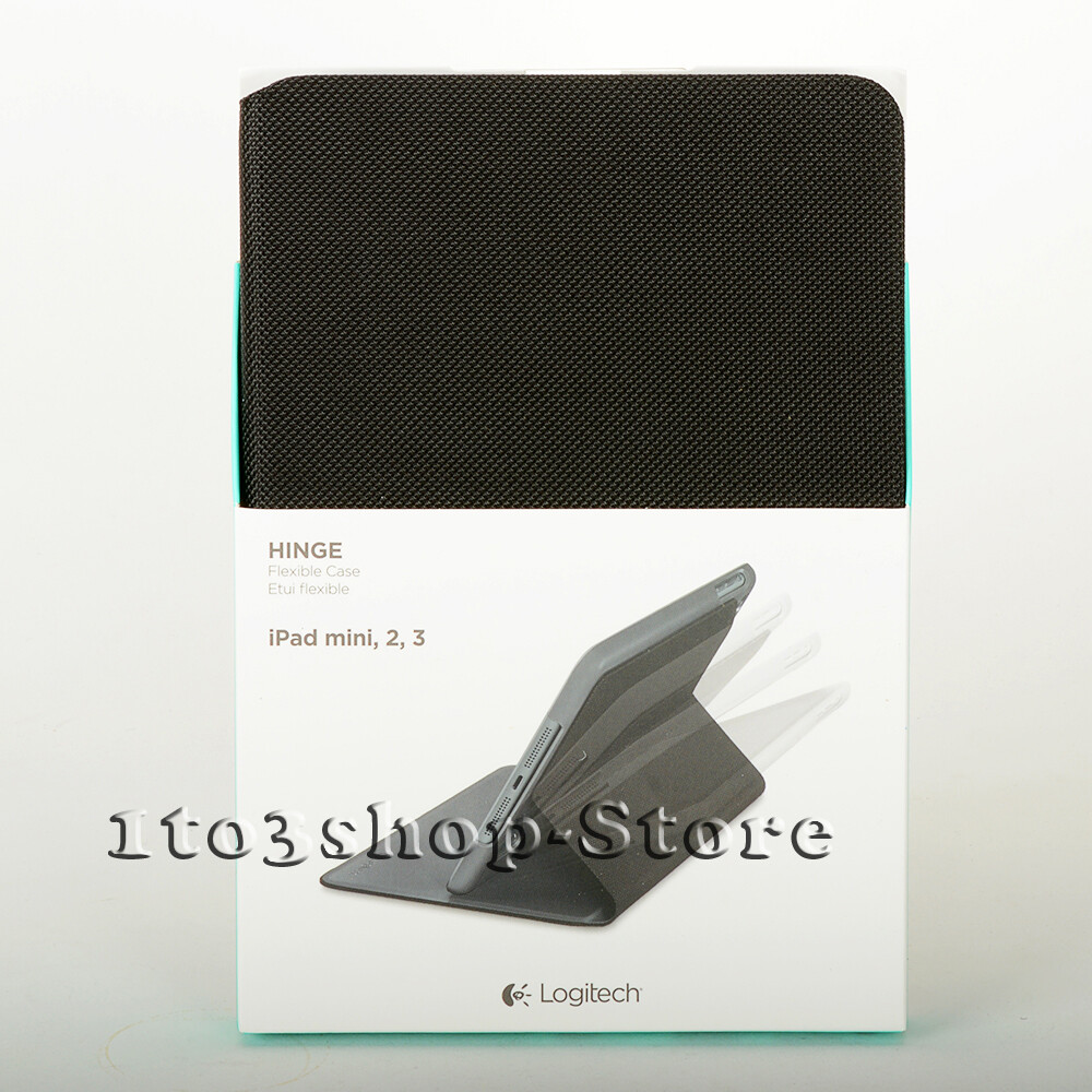 Logitech Hinge Folio Shell Case w/Stand Cover for iPad mini 2 iPad mini 3 Black