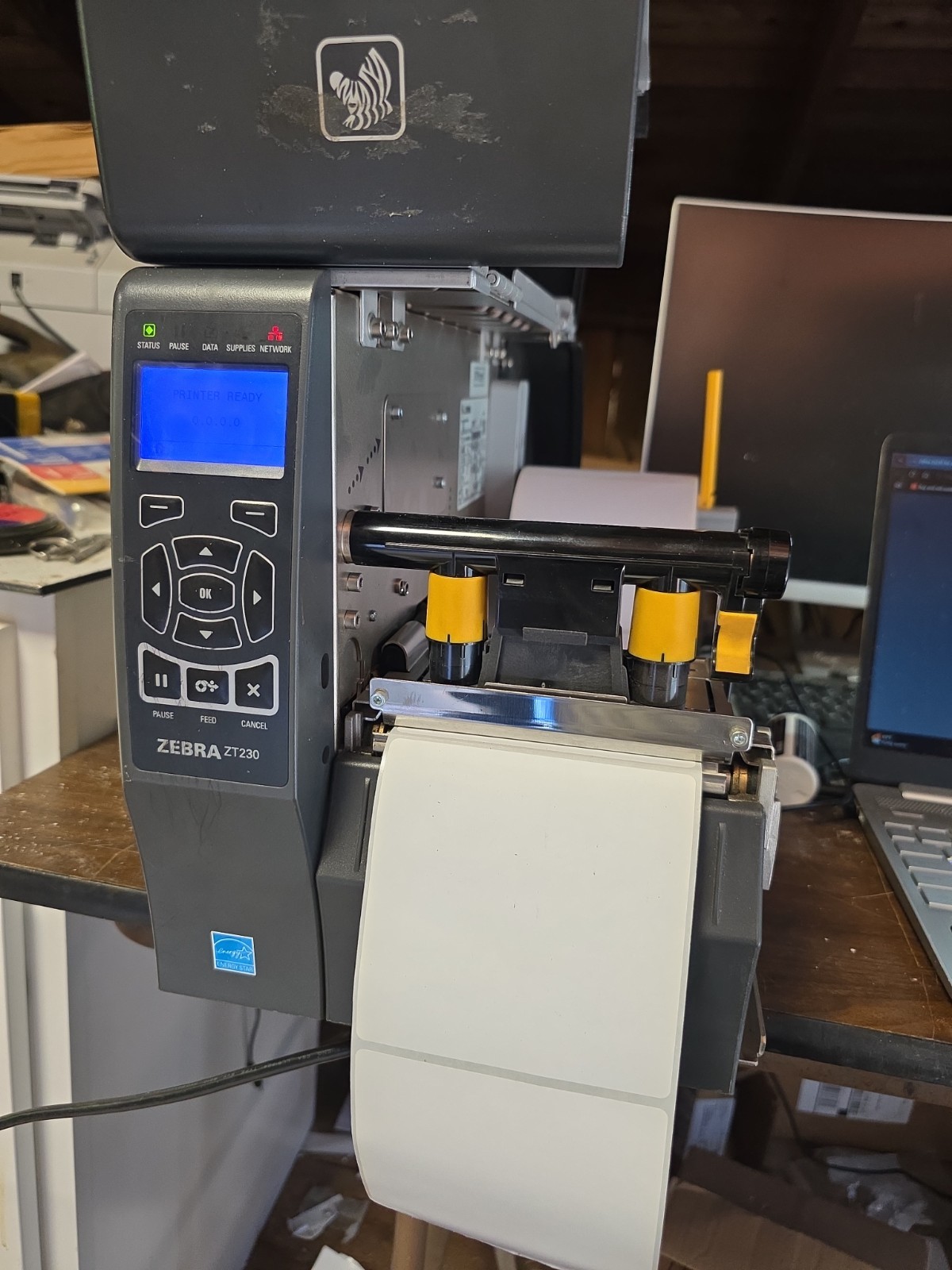 Zebra ZT230 Thermal Label Printer, 203 dpi, Serial, USB & WiFi  ZT23042-T01A00FZ