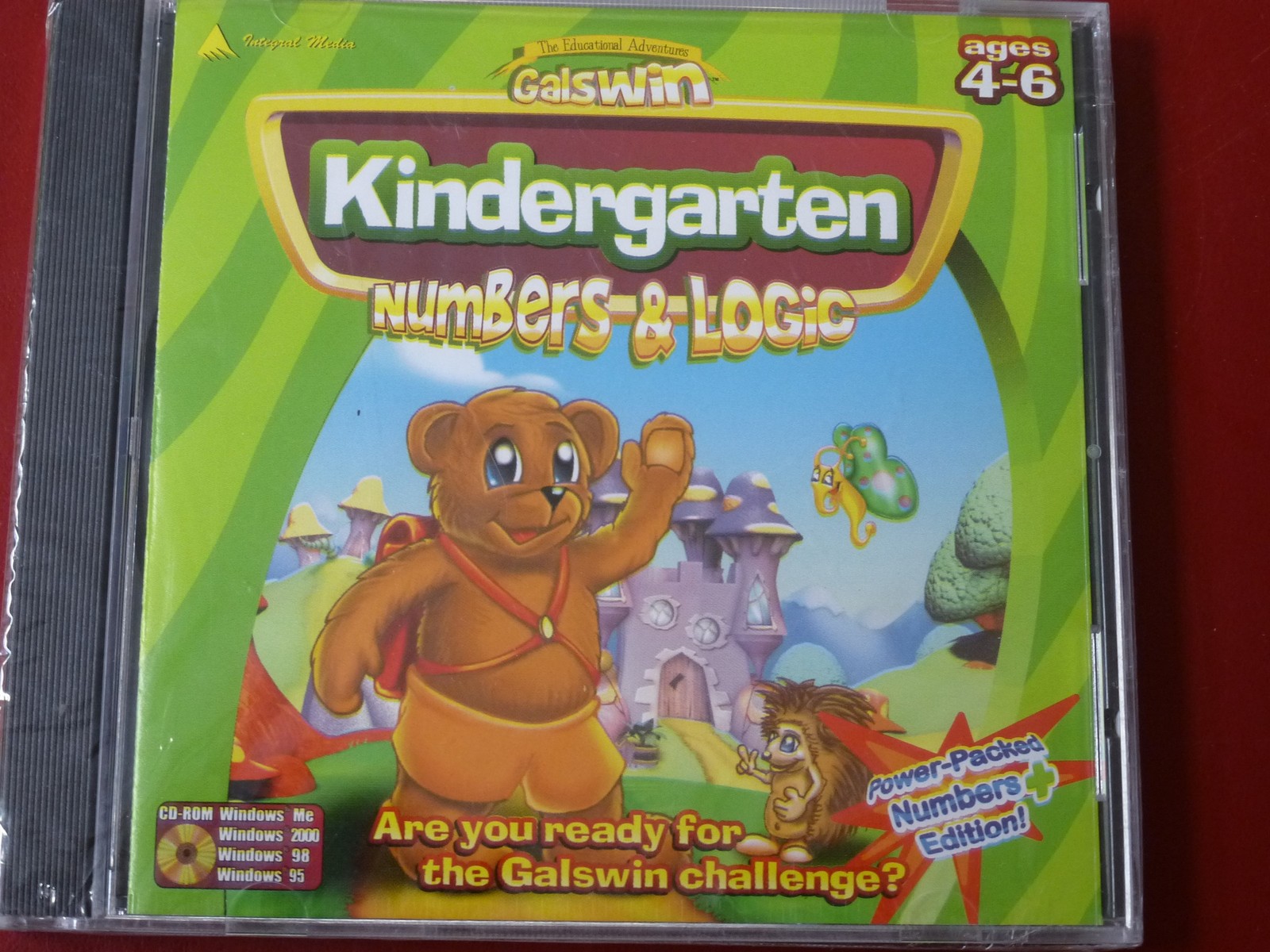 Software PC Galswin Kindergarten Numbers & Logic ages 4-6 NEW SEALED Jewel