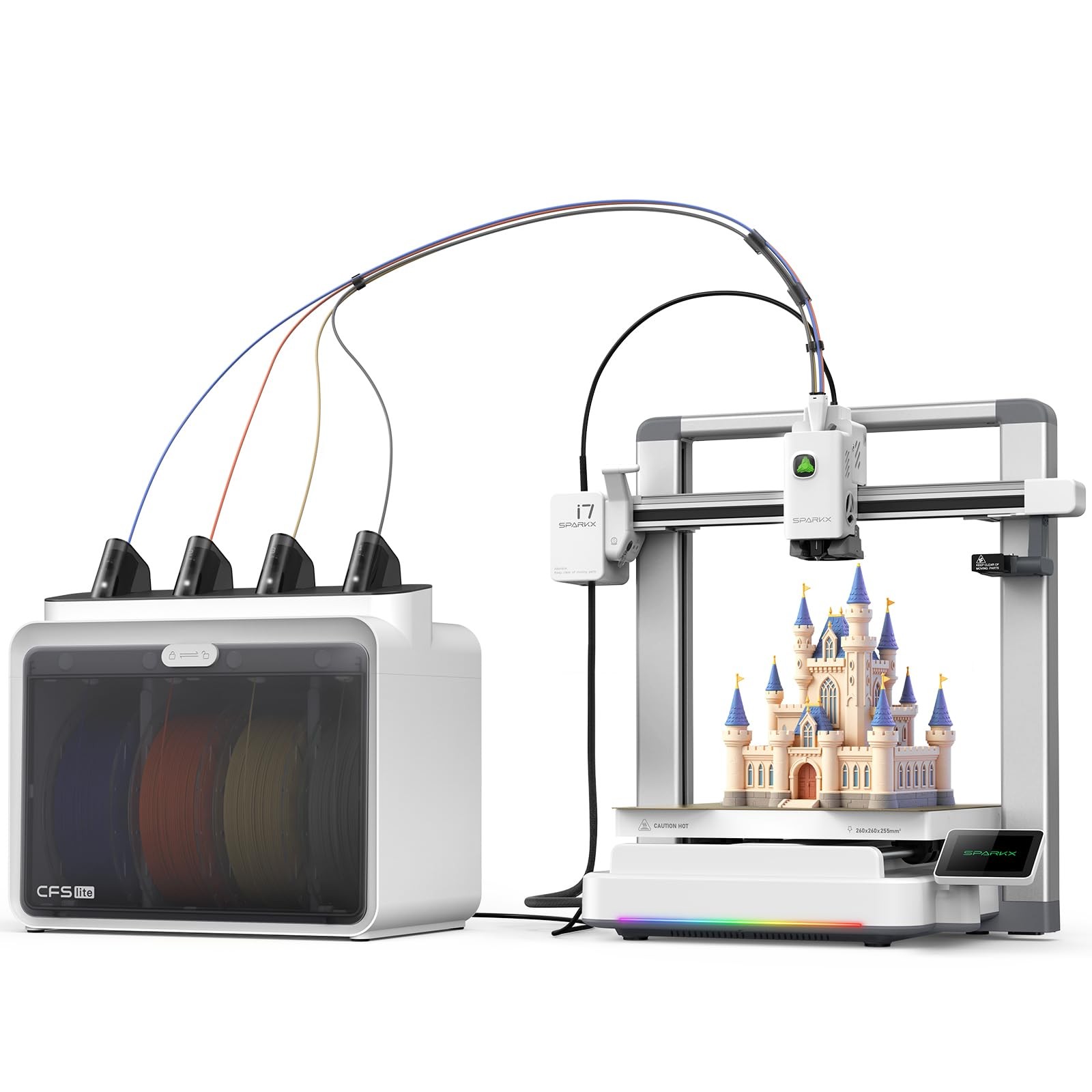 Creality SPARKX I7 Combo 3D Printer, Multi Color with CFS Lite AI Photo to 3D...