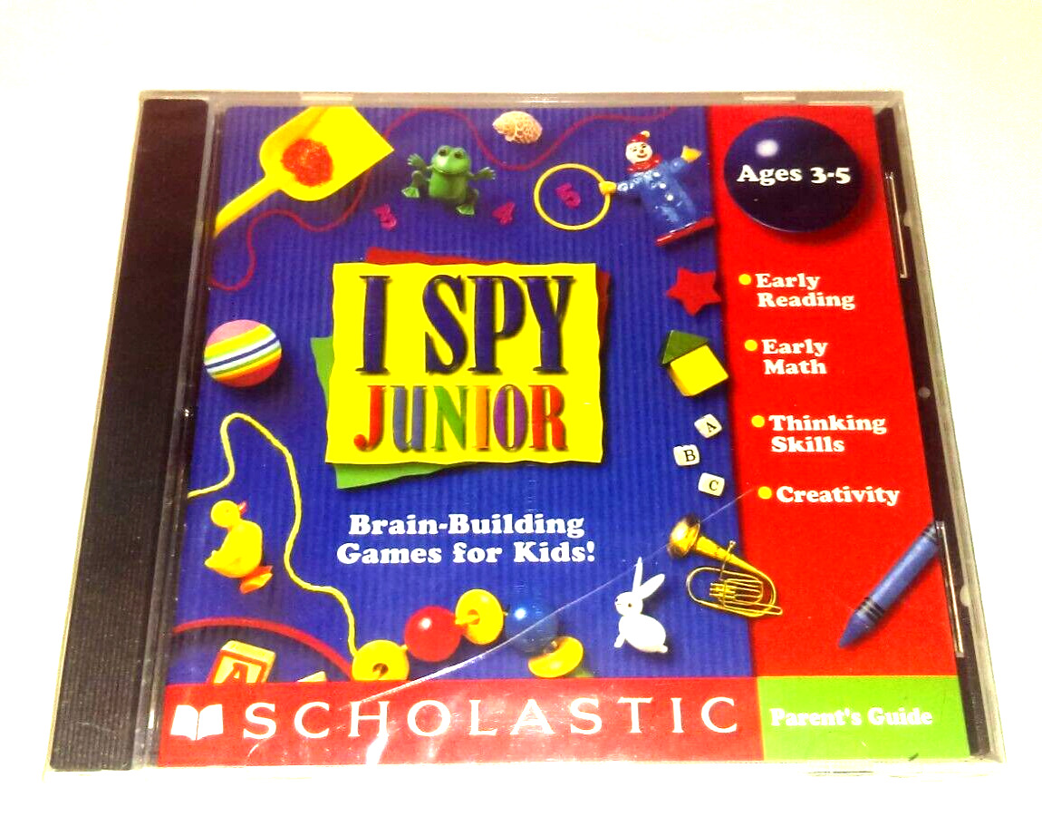 I Spy Junior Scholastic Vintage Ages 3-5 Early Reading Math