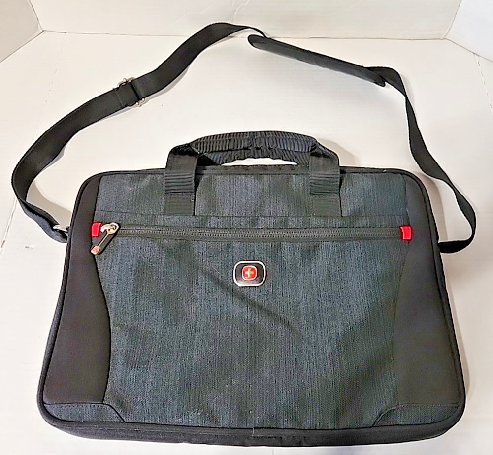 Swiss Gear The Structure 14” Business Gear Laptop Shoulder Bag Dark Gray
