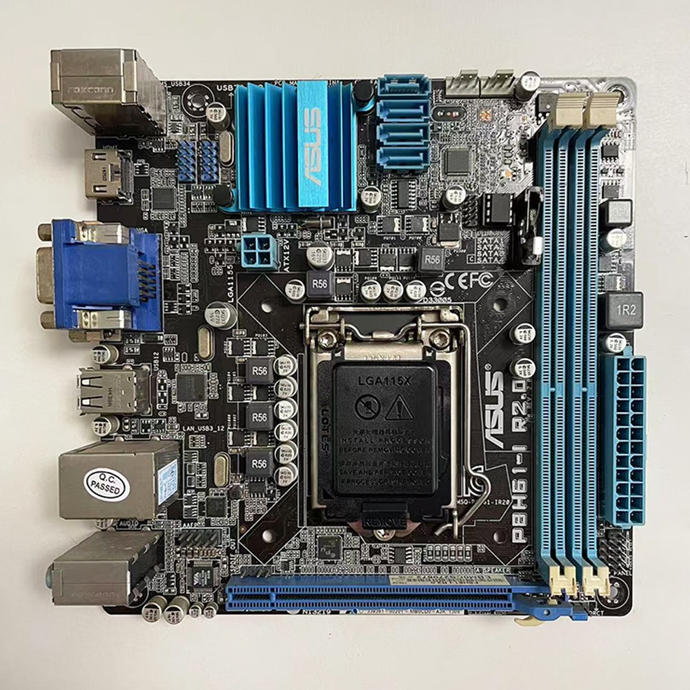 For ASUS P8H61-I R2.0 Desktop Motherboard Mini-ITX LGA 1155 DDR3 PCI-E 3.0