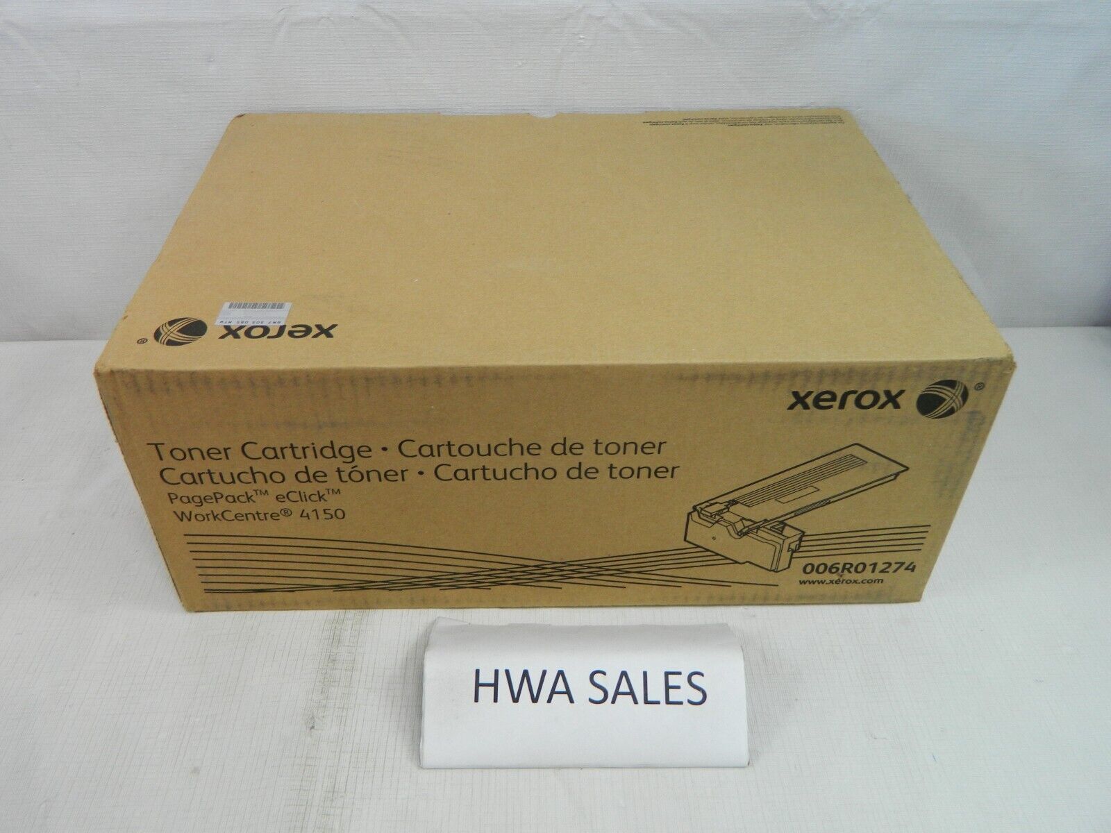 Genuine Xerox 006R01274 Black Toner Cartridge WC 4150 OEM NEW