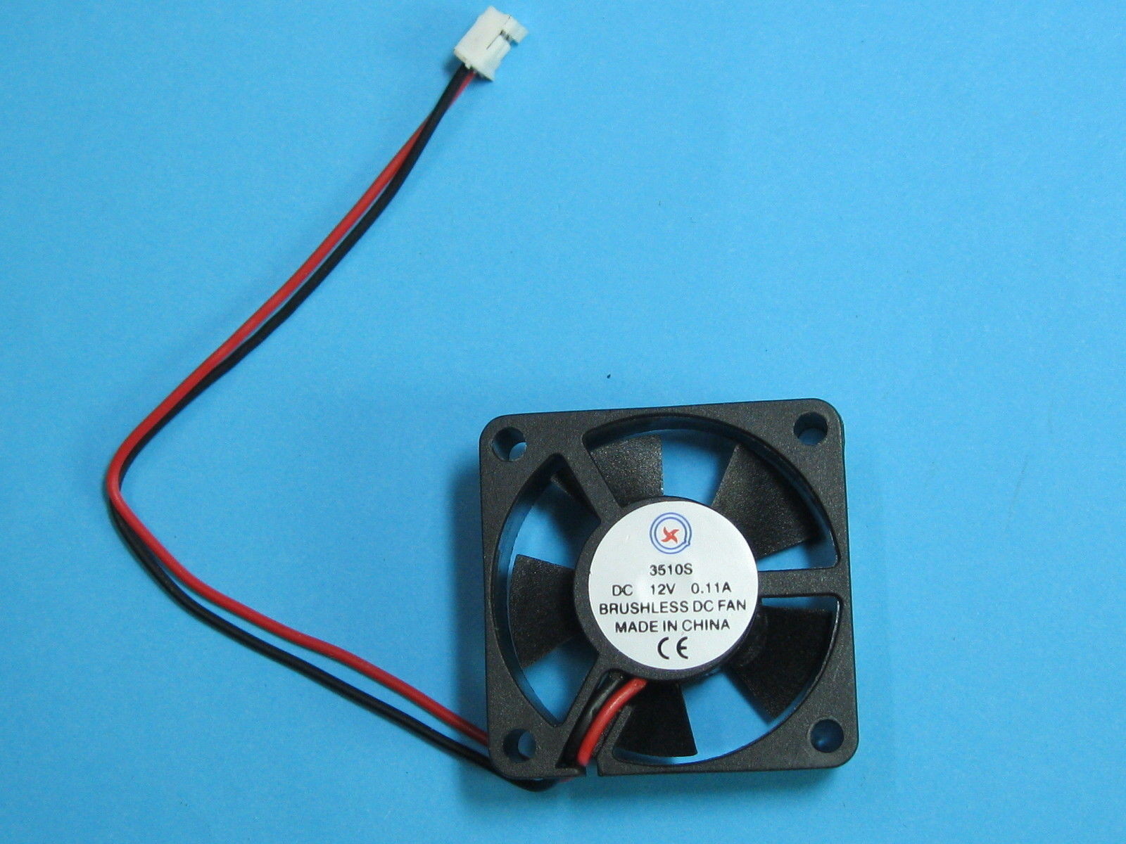 10pcs Brushless DC Cooling Fan 12V 3510S 5 Blades 35x35x10mm 2pin Sleeve Bearing