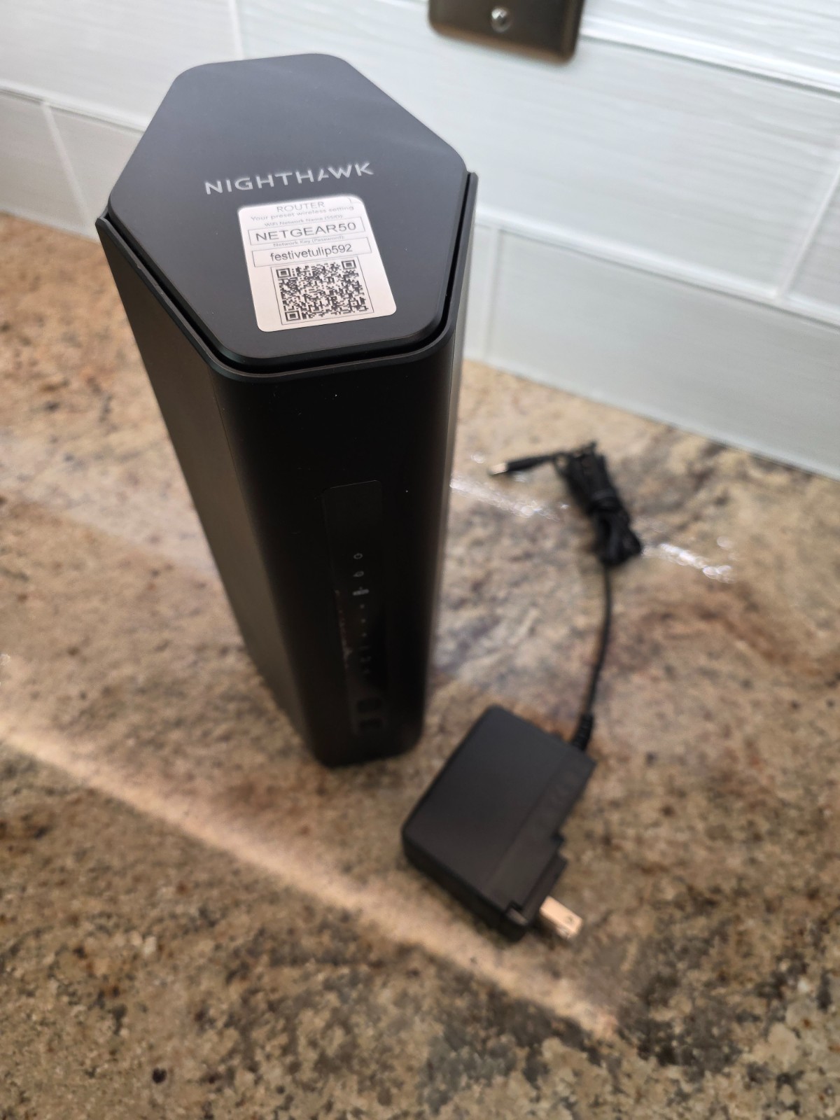 TESTED NETGEAR NIGHTHAWK RS180 WIFI7 ROUTER W FOUR ETHERNET PORTS 2.5GB 5.5GBPS