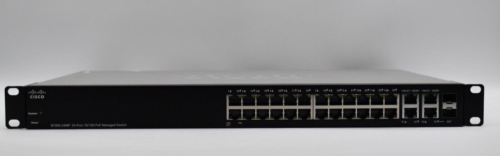 Cisco SF300-24MP 24-Port 10/100 PoE Managed Switch