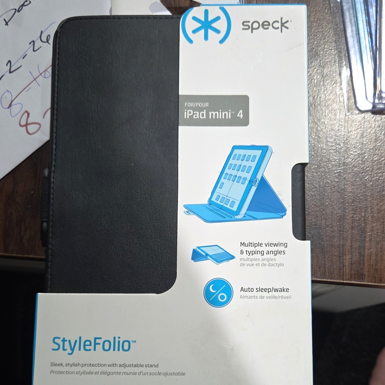 Speck StyleFolio Folding Folio Case for iPad mini 4 Black Magnetic Stand