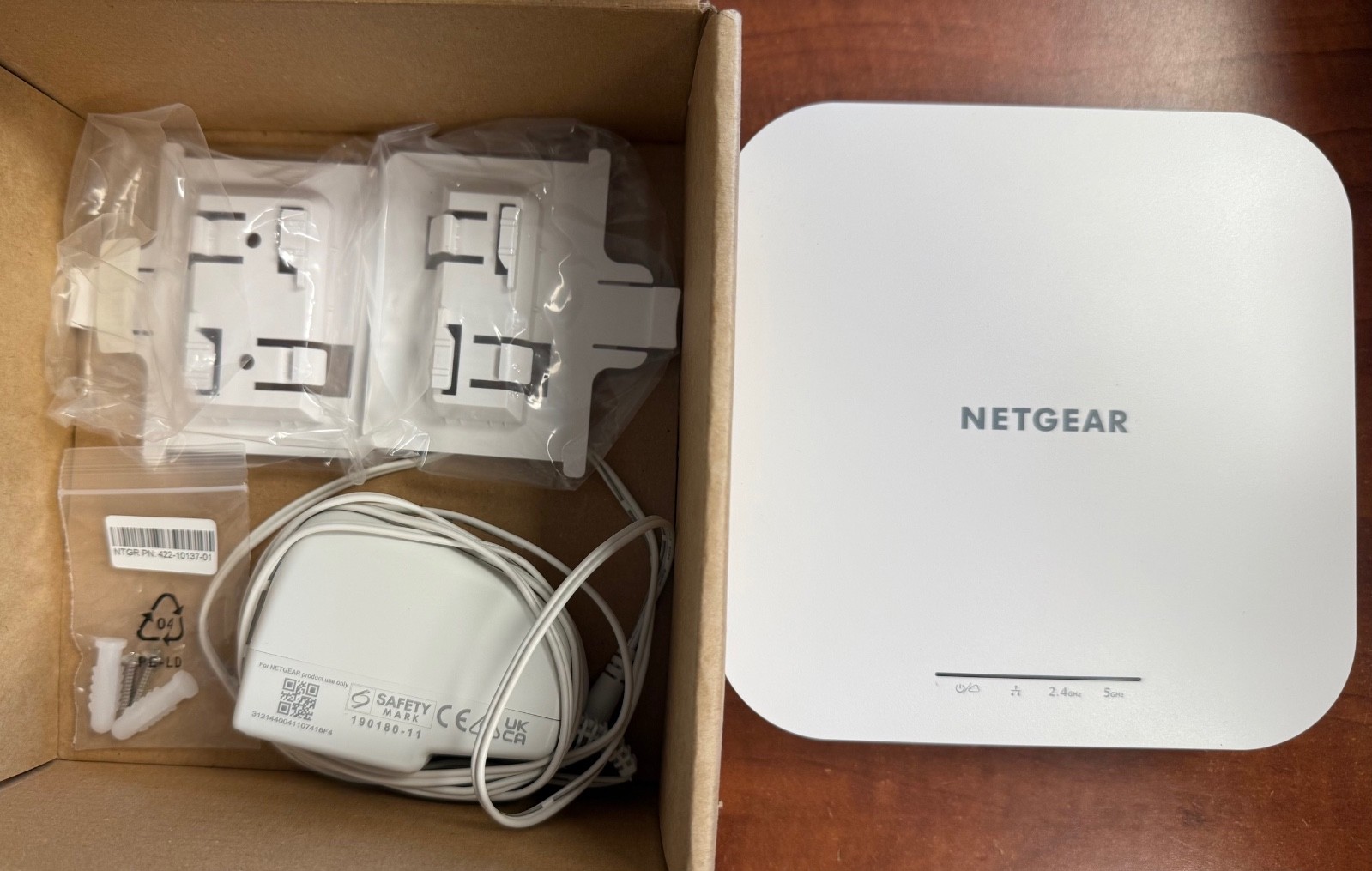 NETGEAR WAX610 WiFi 6 AX1800 Business Access Point WAX610PA-100NAS PoE+