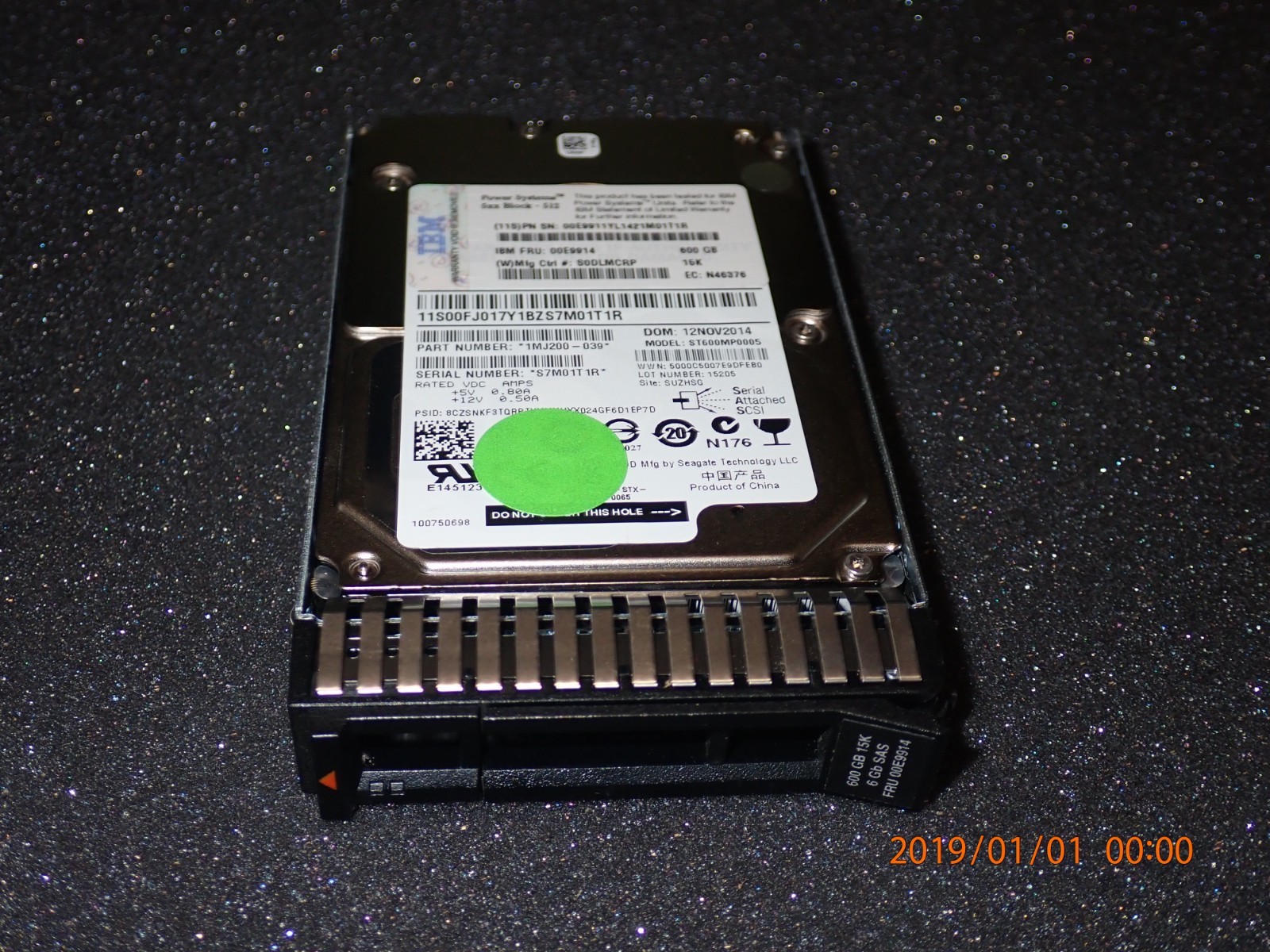 IBM 00E9914 600GB 2.5" 15K RPM 6GB SAS SFF-3 HDD Hard Drive