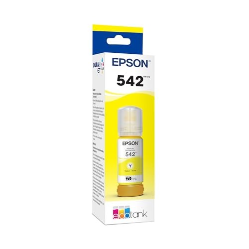 EPSON 542 ECOTANK ULTRA-HIGH CAPACITY BOTTLE YELLOW (T542420-S) - YELLOW