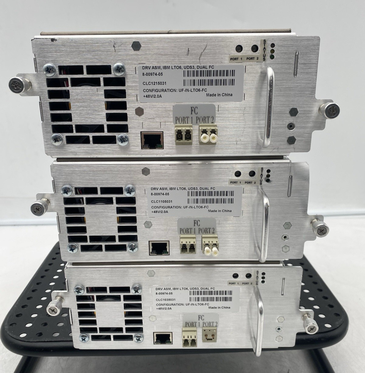 LOT of 3 IBM Ultrium Internal Drive LTO6 Fibre Channel UF-IN-LTO6-FC