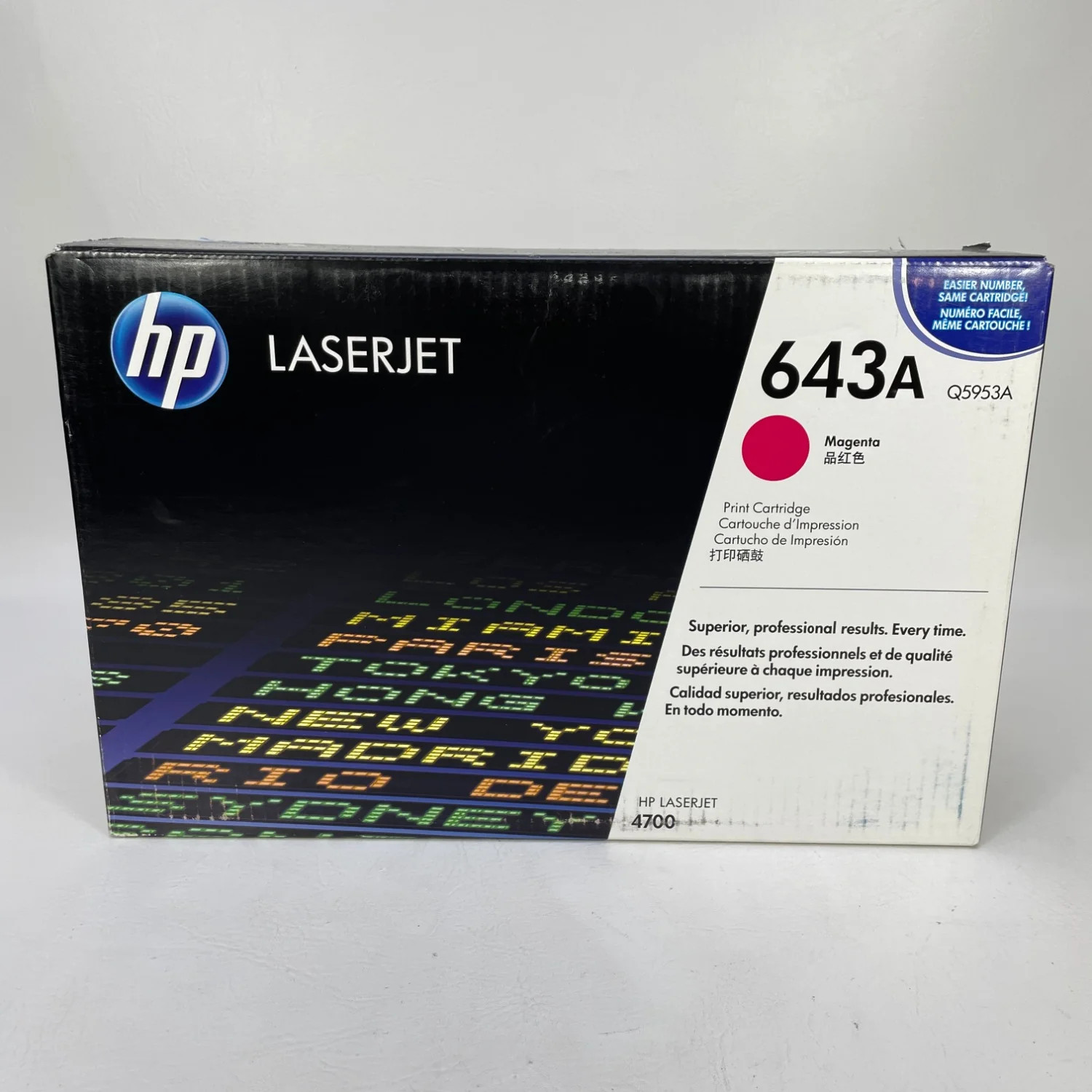 New HP 643A Q5953A Magenta Toner Cartridge