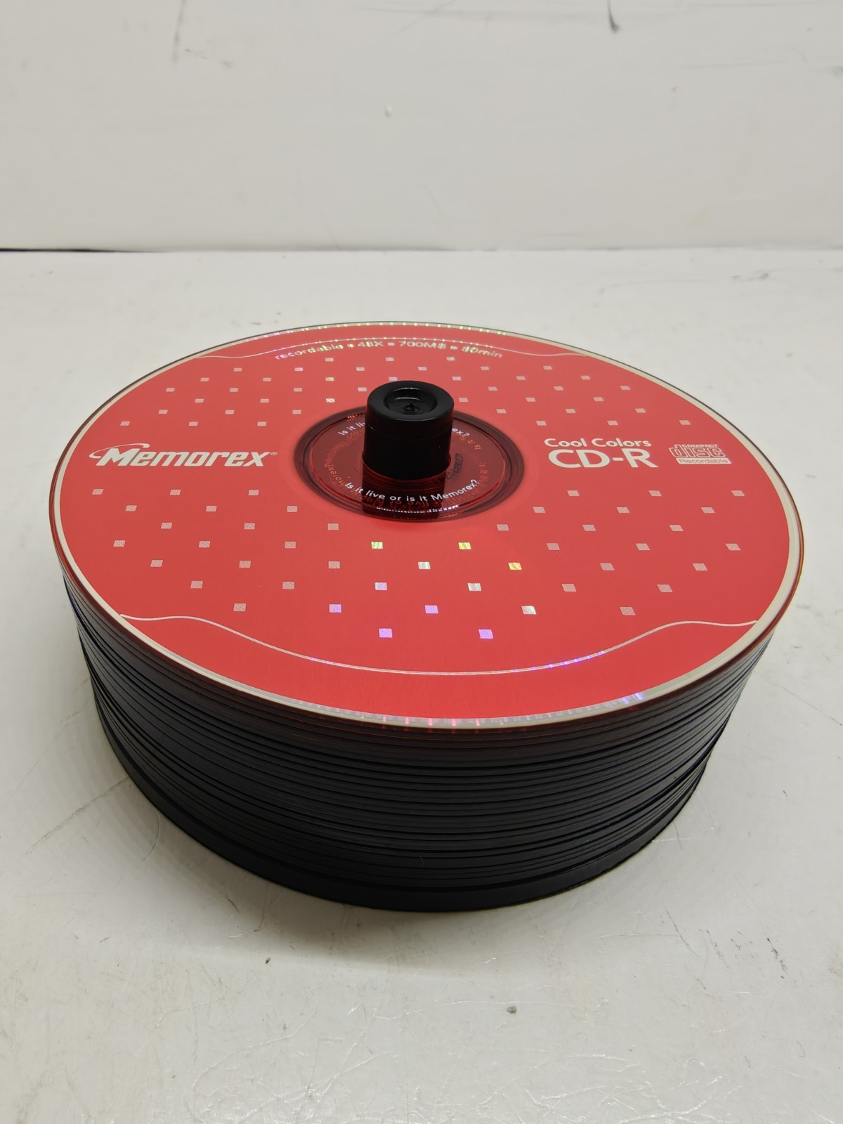 Memorex Cool Colors CD-R 25 Pack Spindle 52x 700 MB 80 Min Recordable CD-R 
