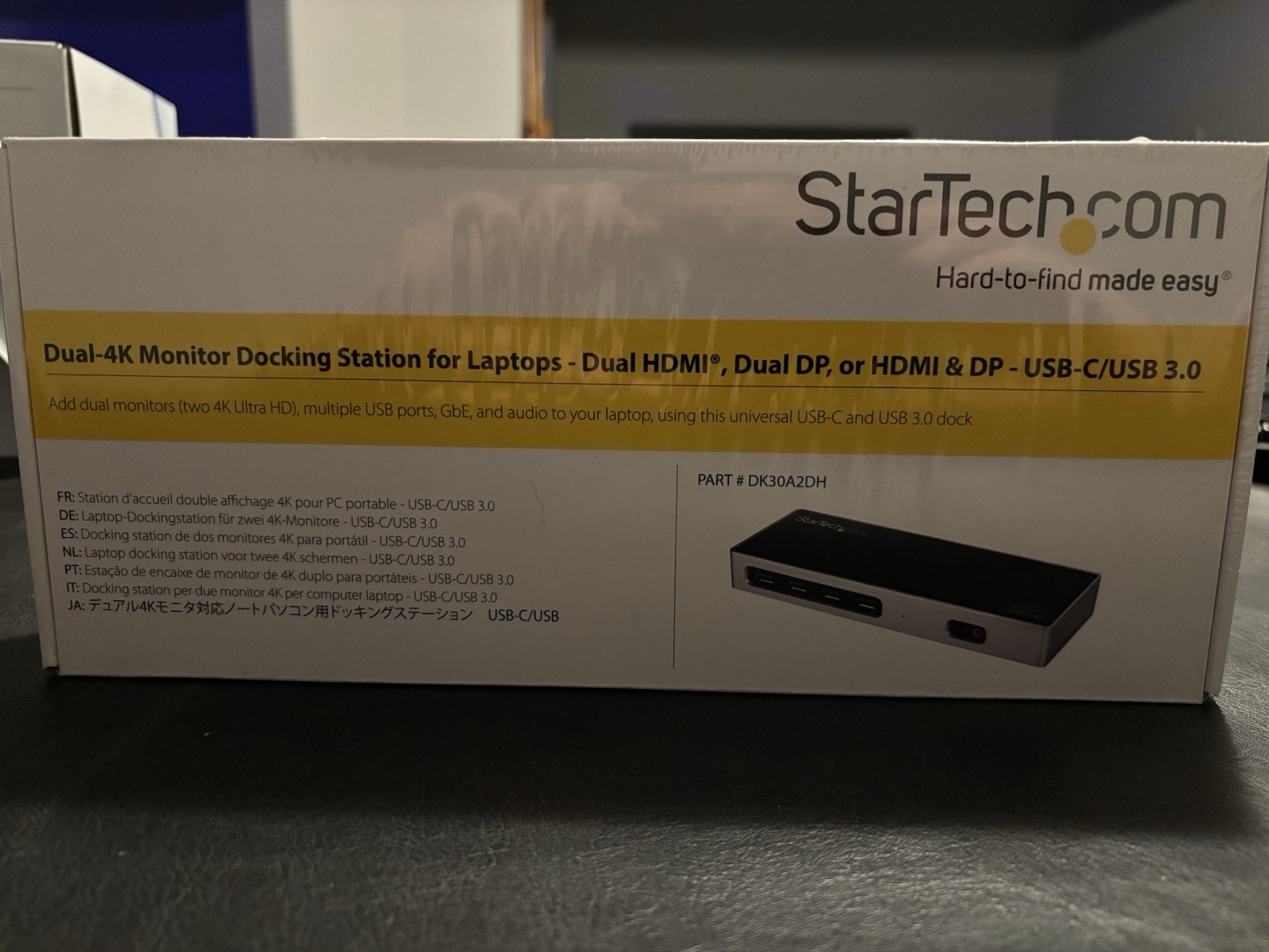 StarTech DK30A2DH Dual 4K Monitor Docking Station HDMI DP USB 3.0 Ethernet