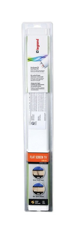 Legrand 3 1/2 x 5/8 in. D X 30 in. L Cord Cover 1 pk