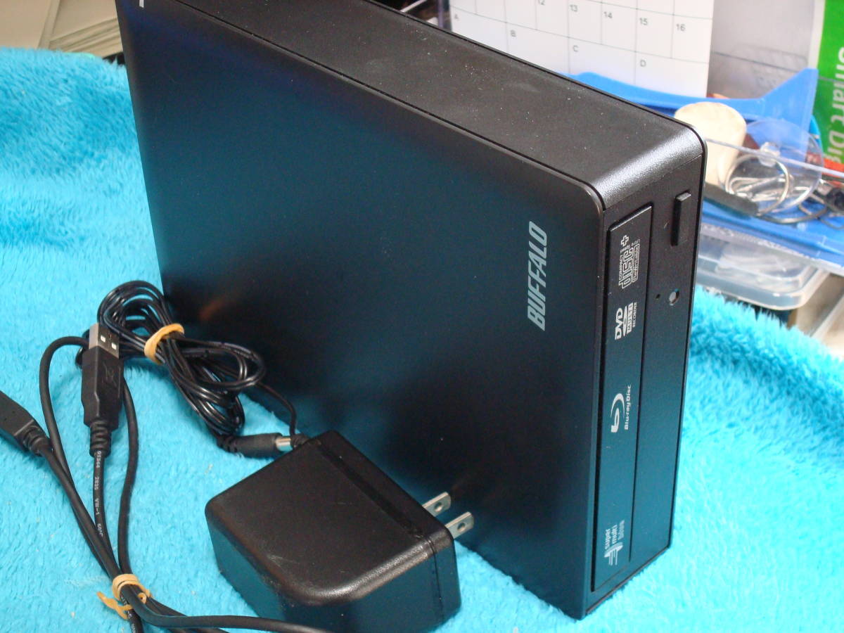 BUFFALO USB2.0 Connection BD-RE Drive BR-X816U2 Confirmed Operation Used Japan