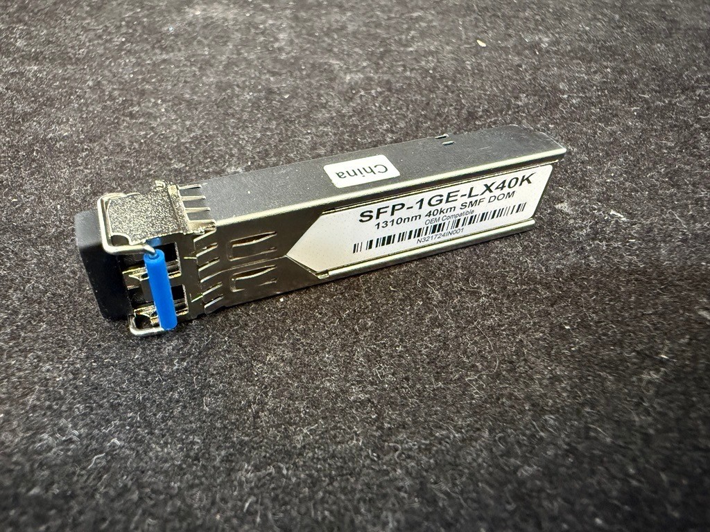 **NEW** Juniper Compatible SFP-1GE-LX40K 40km 1310nm Optical Transceiver