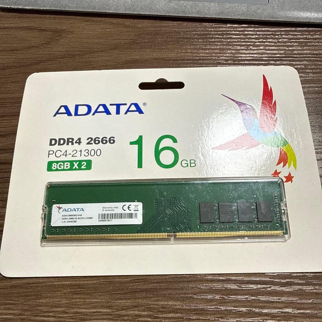 ADATA 16GB (8GBx2) DDR4 2666MHz Desktop Memory Used