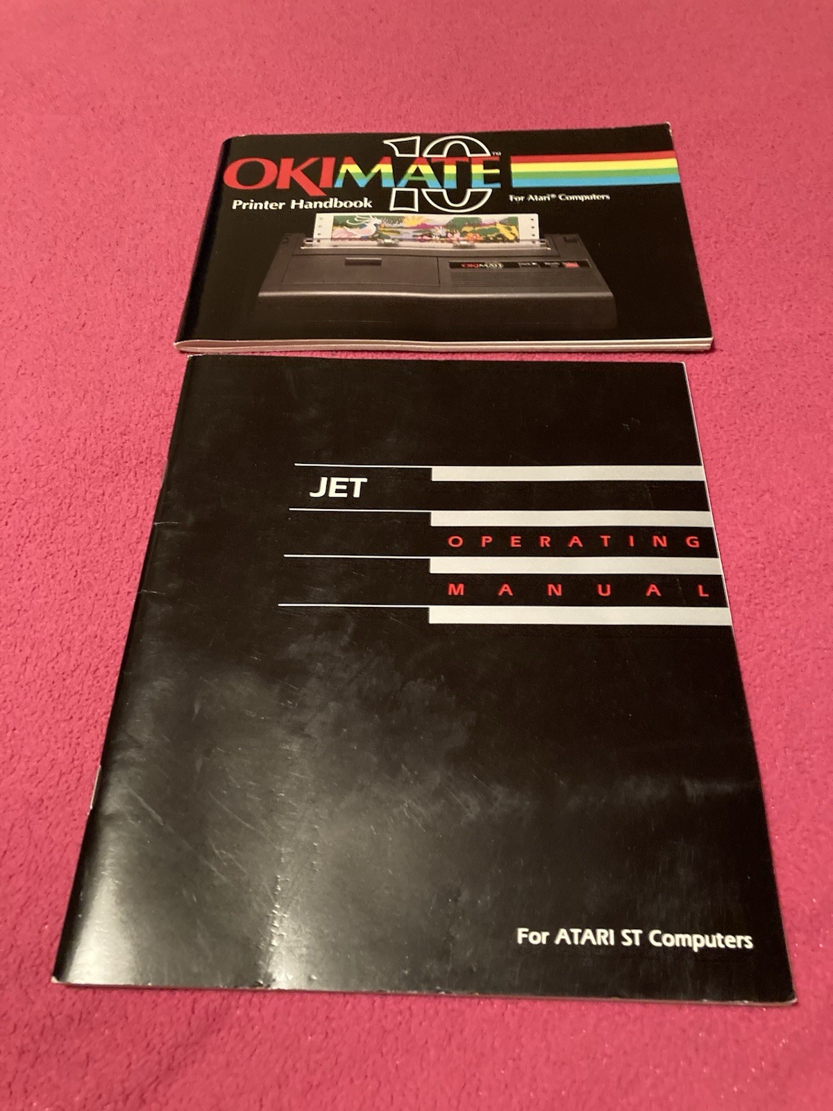 Vintage OKIMATE Printer Handbook & JET Operating Manual for Atari ST
