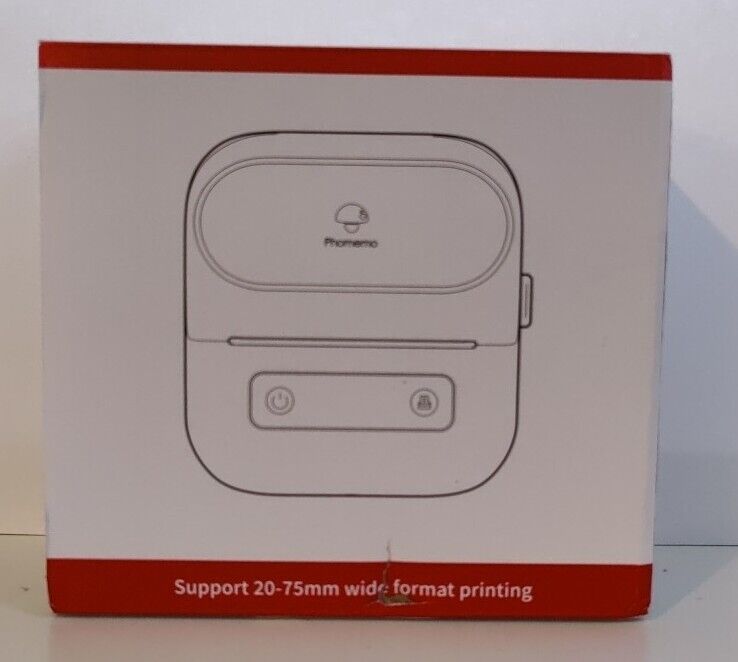 New Phomemo M220 Label Maker, 3.14 Inch Label Printer, Bluetooth Thermal Sticker