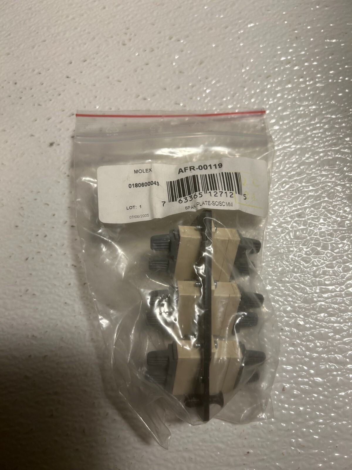Molex SC fiber connector molex afr-00119