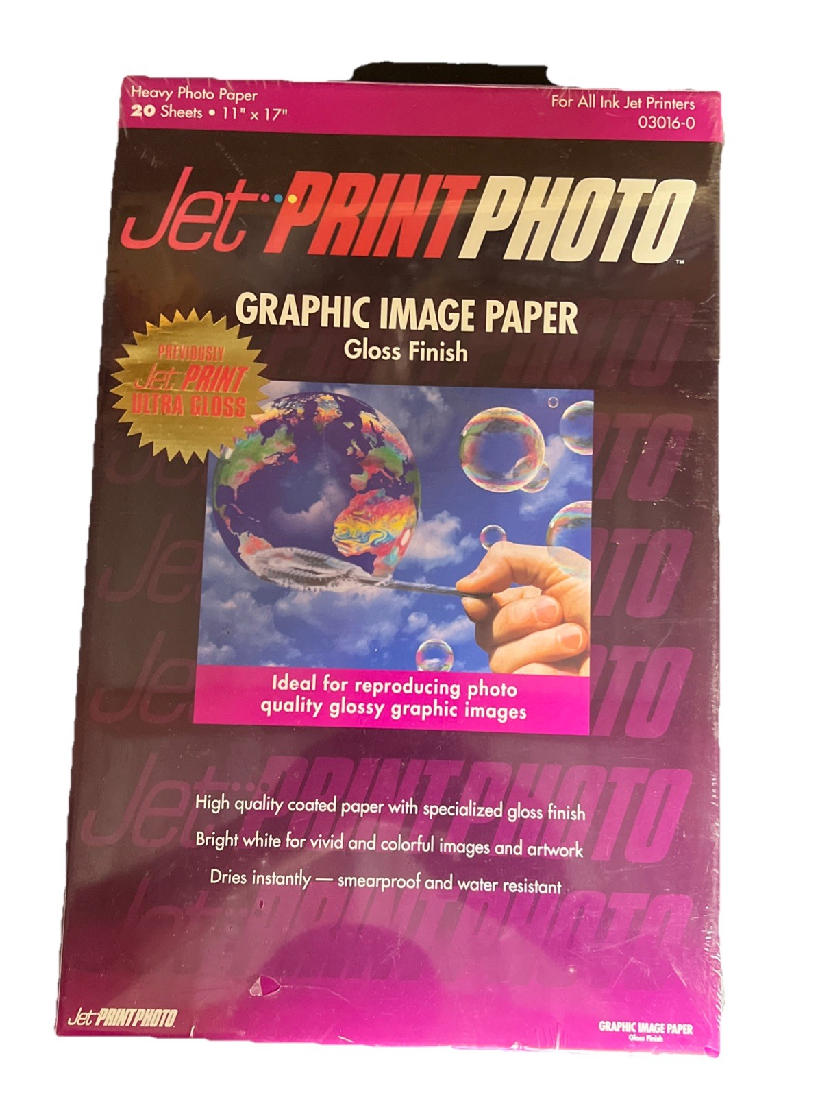 Hammermill Jet PRINT 11" x 17" Heavy Glossy Photo Paper 20 Sheets Ink Jet