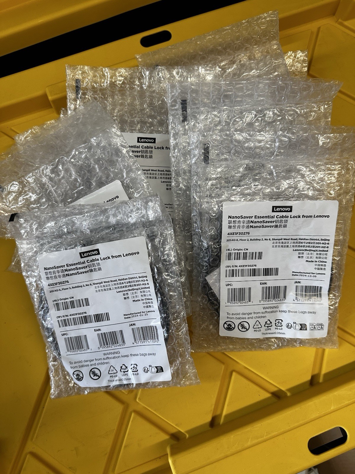 Lenovo Cable Lock Lenovo 4XE1F30276 Qty x 20