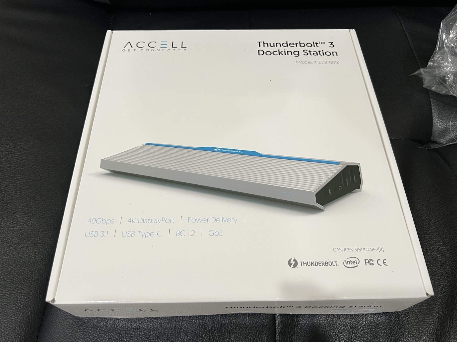 NEW Accell K160b-001k Thunderbolt3 Docking Station Usb-a Usb-c DP 40 Gbps