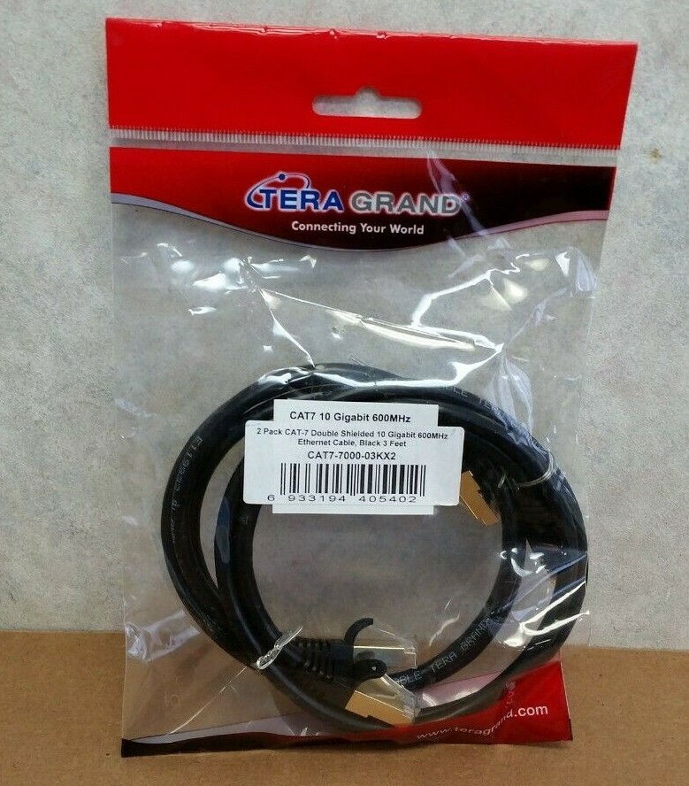 Tera Grand CAT7-7000-03KX2 Ethernet Cable