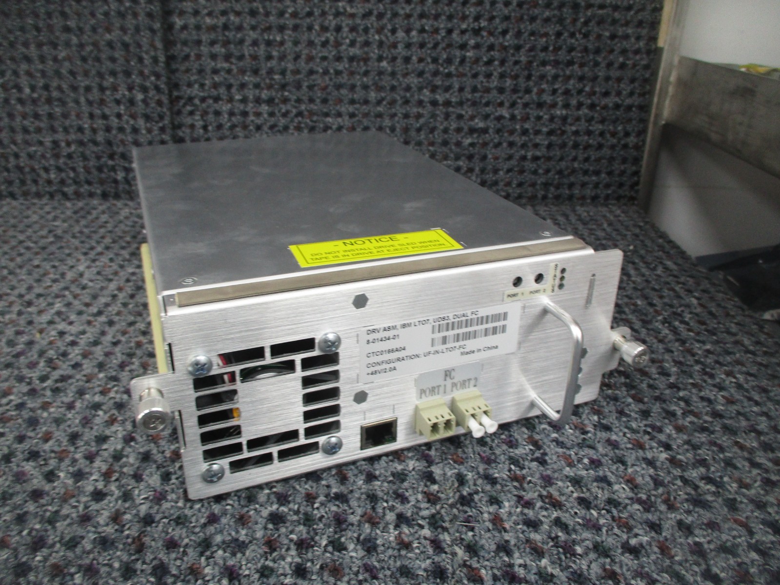 Quantum 8-01434-01 IBM LTO Ultrium 7  UDS3 Dual FC Tape Drive